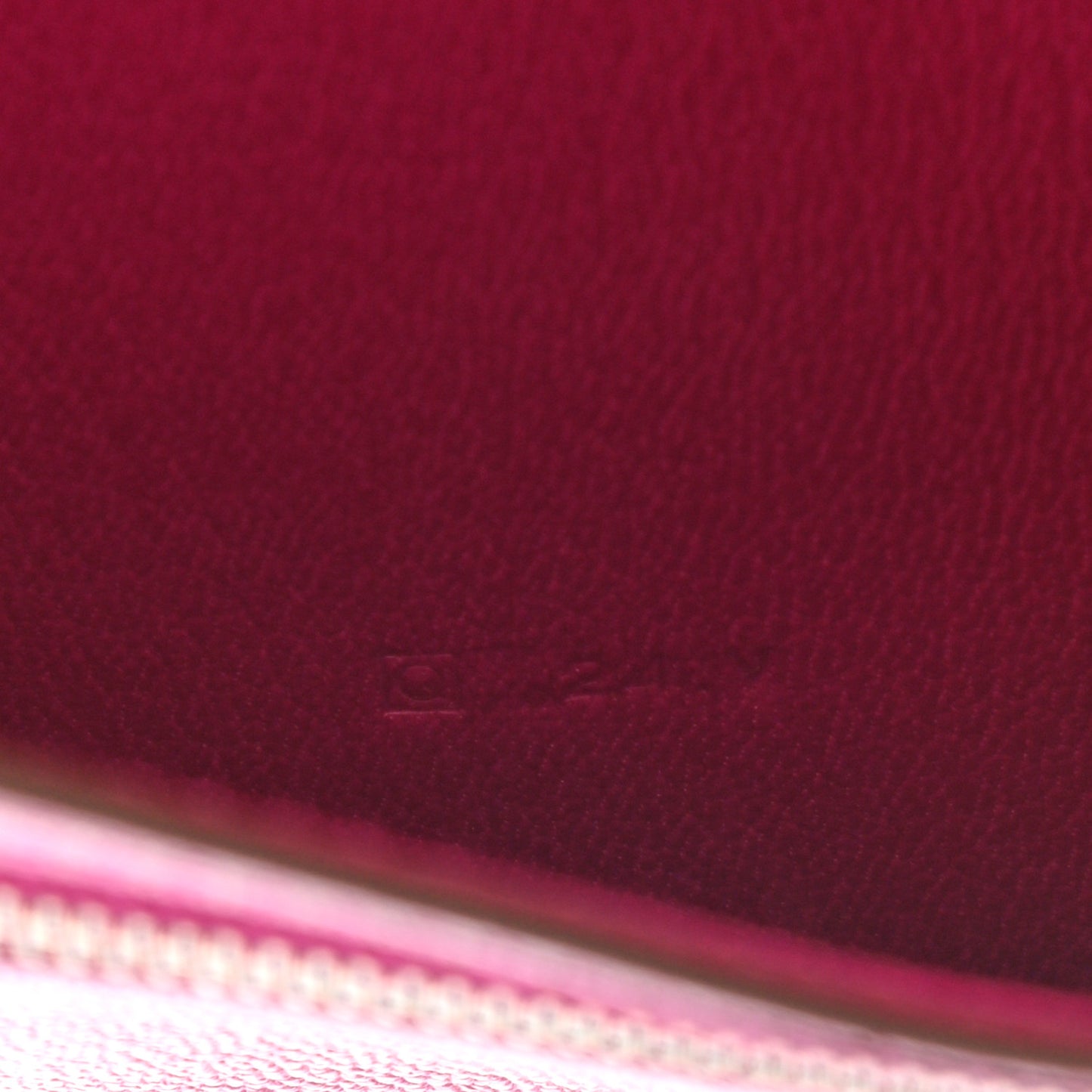 Shiny Alligator Bearn Wallet Rose Scheherazade