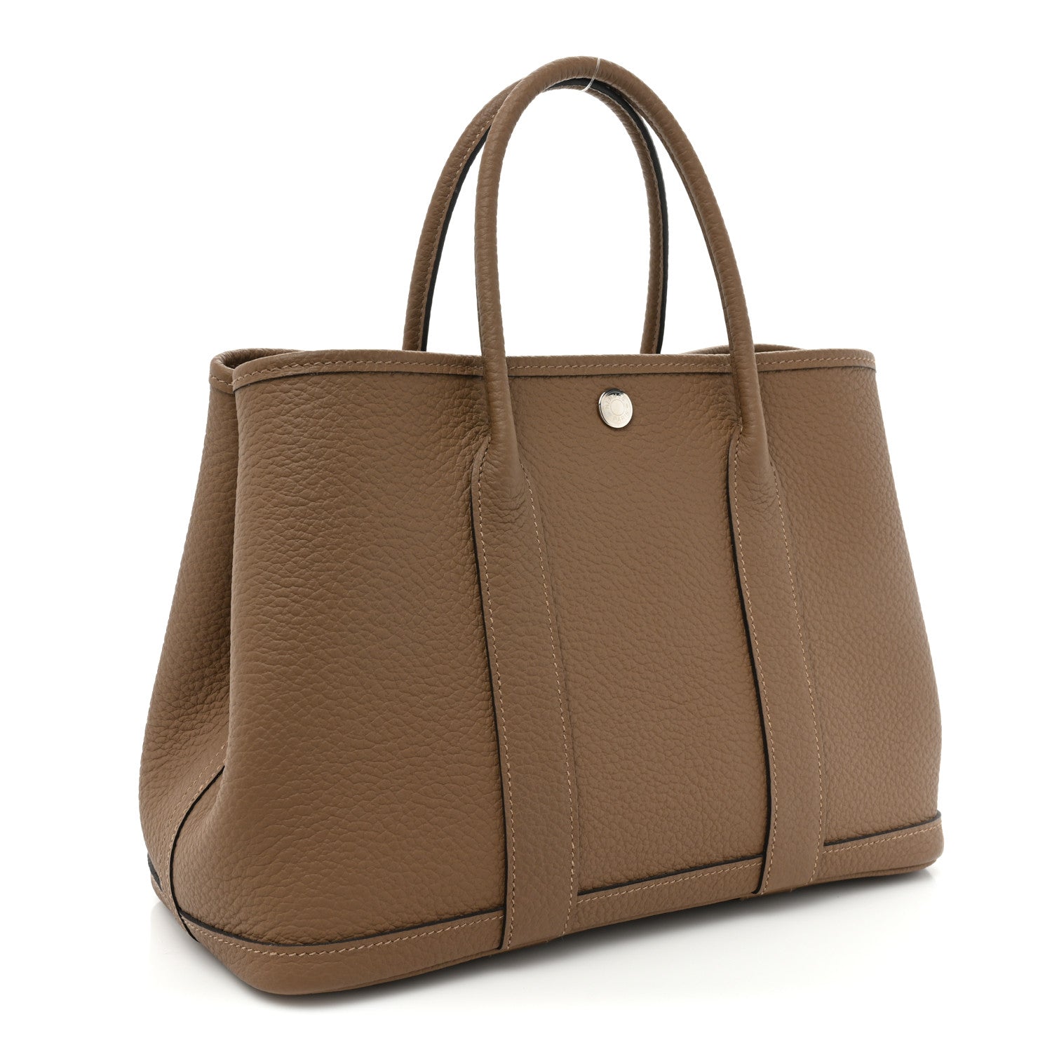 Hermes Vache Country Garden Party 30 TPM Beige De Weimar 3 of 12