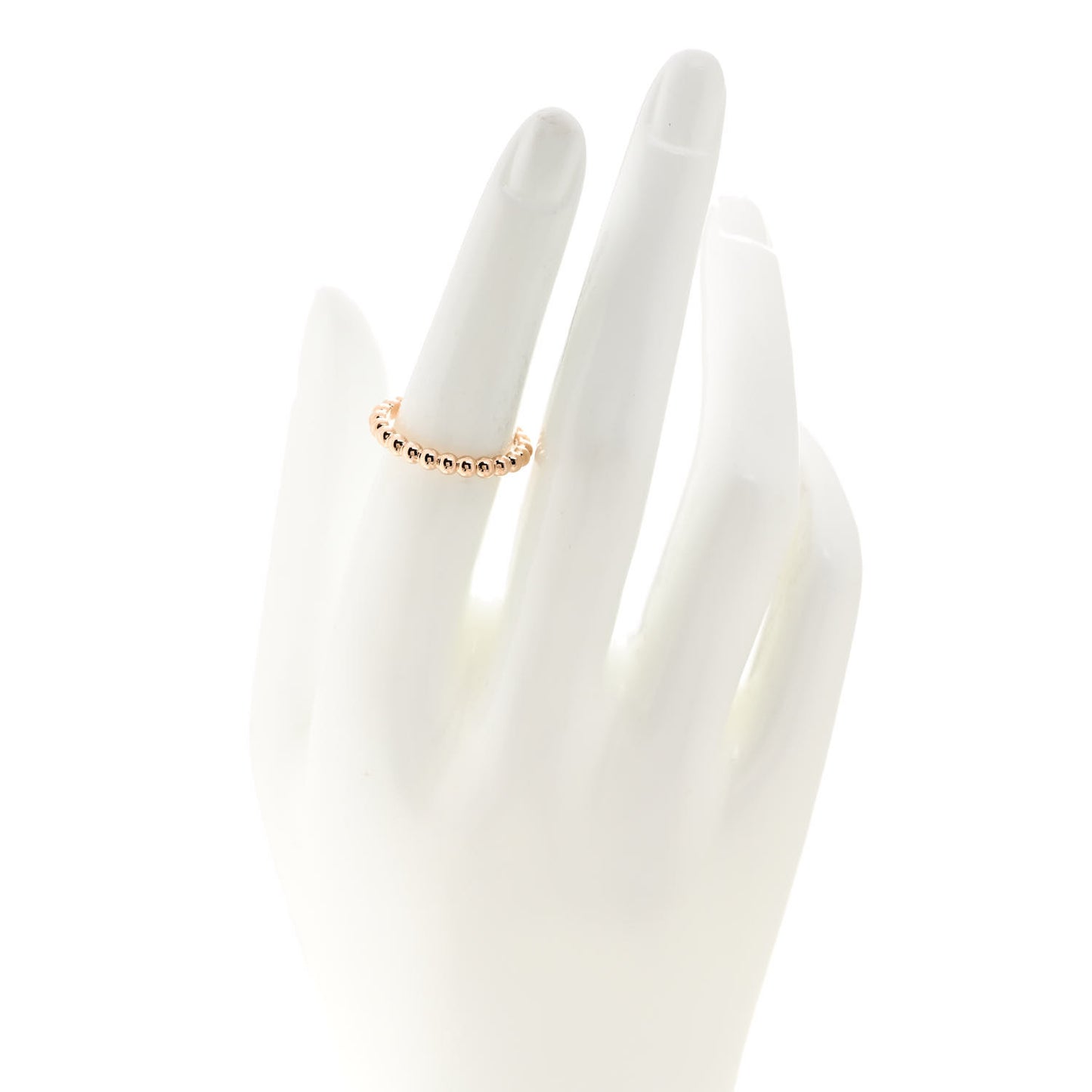 18K Rose Gold Medium Perlee Ring 53 6.5