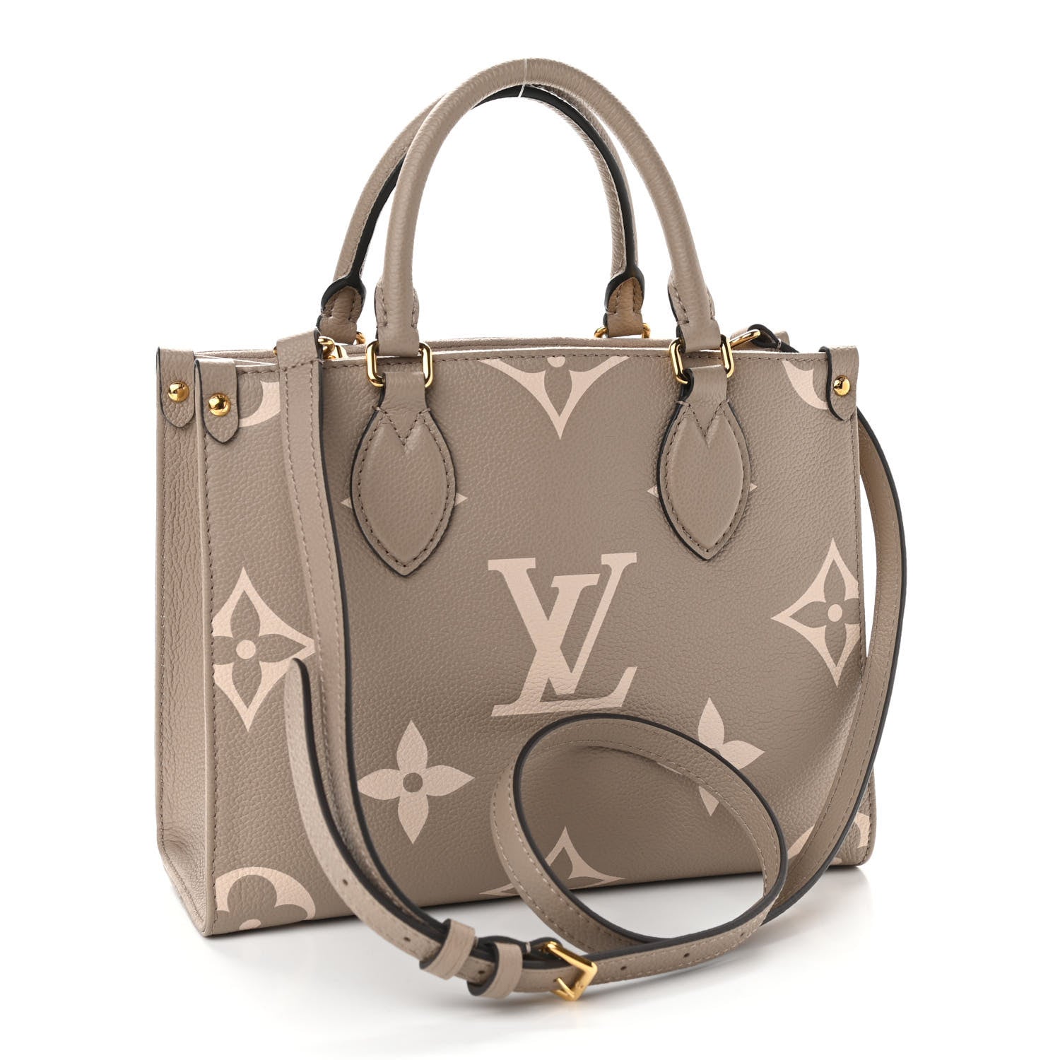 Louis Vuitton Empreinte Monogram Giant Onthego PM Tourterelle Creme 3 of 10