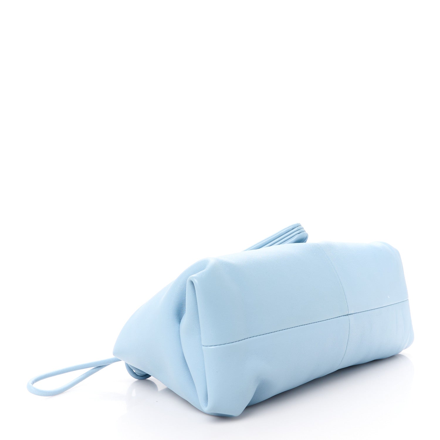 Bottega Veneta Lambskin BV Trine Clutch Ice 4 of 11