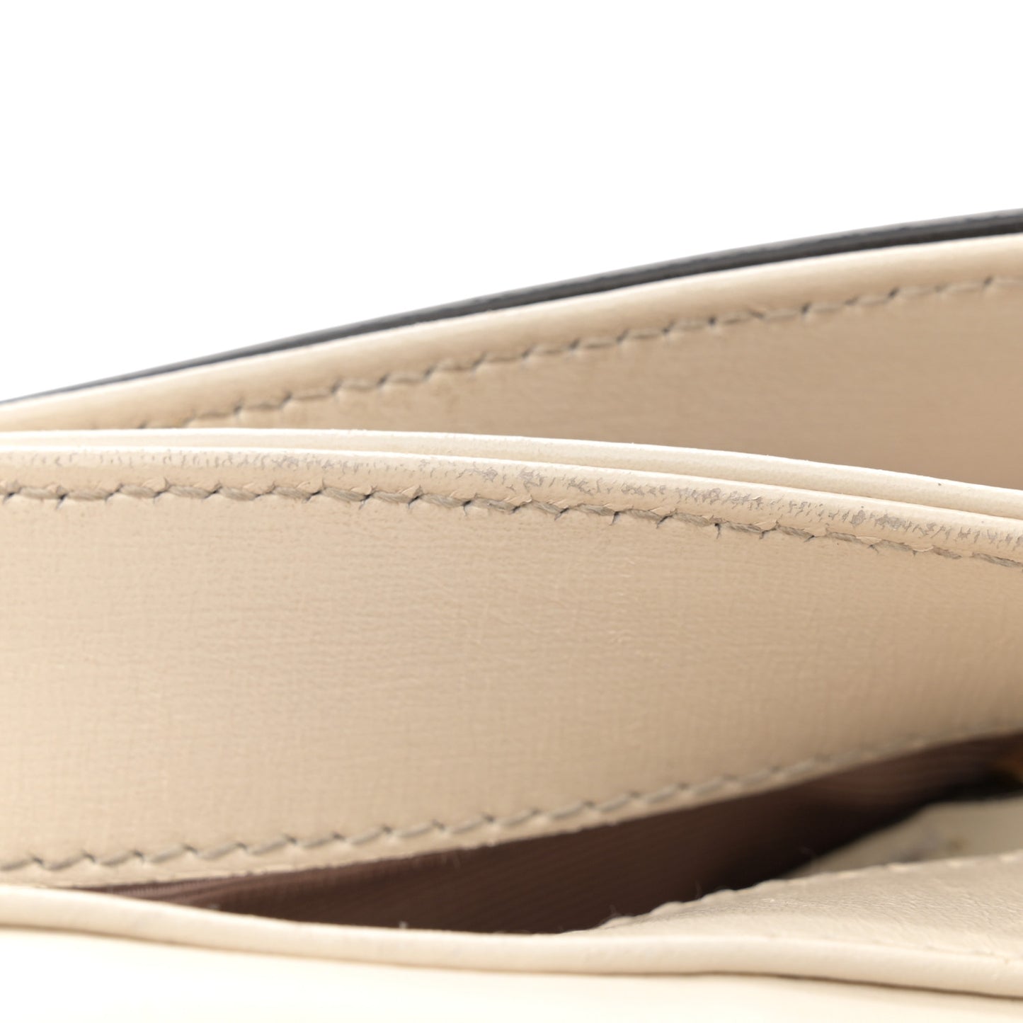 Calfskin Small Arli Flap Shoulder Bag Mystic White