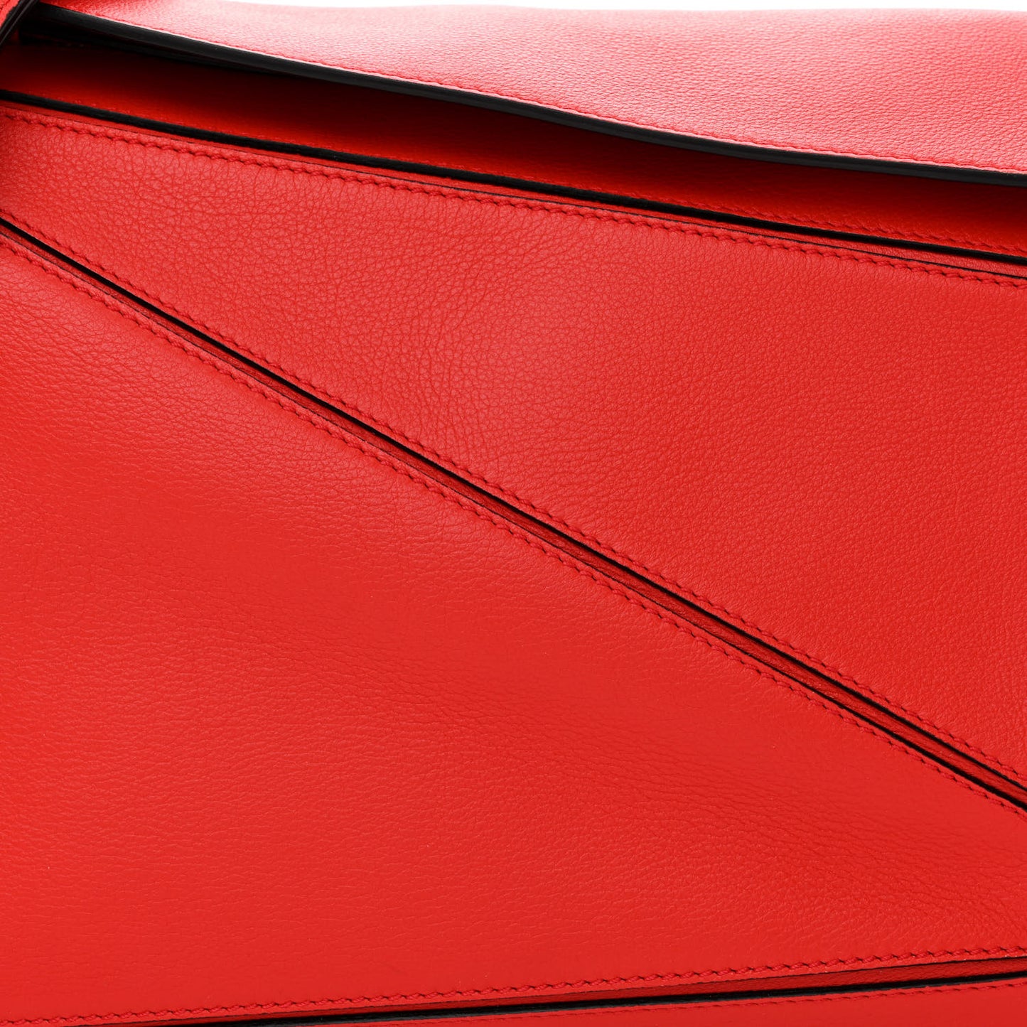 Calfskin Medium Puzzle Bag Scarlet