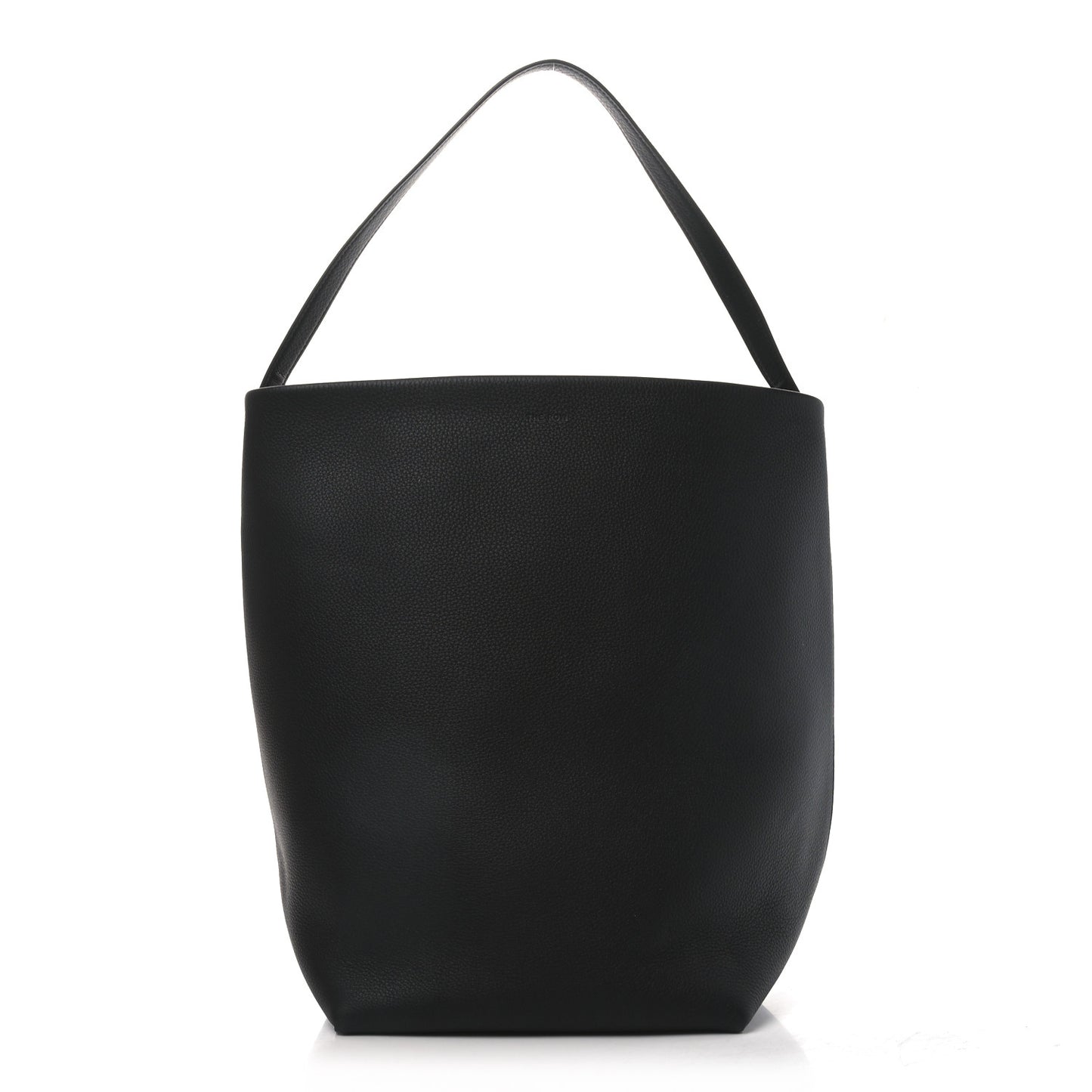 Grained Calfskin Large N/S Park Tote Black