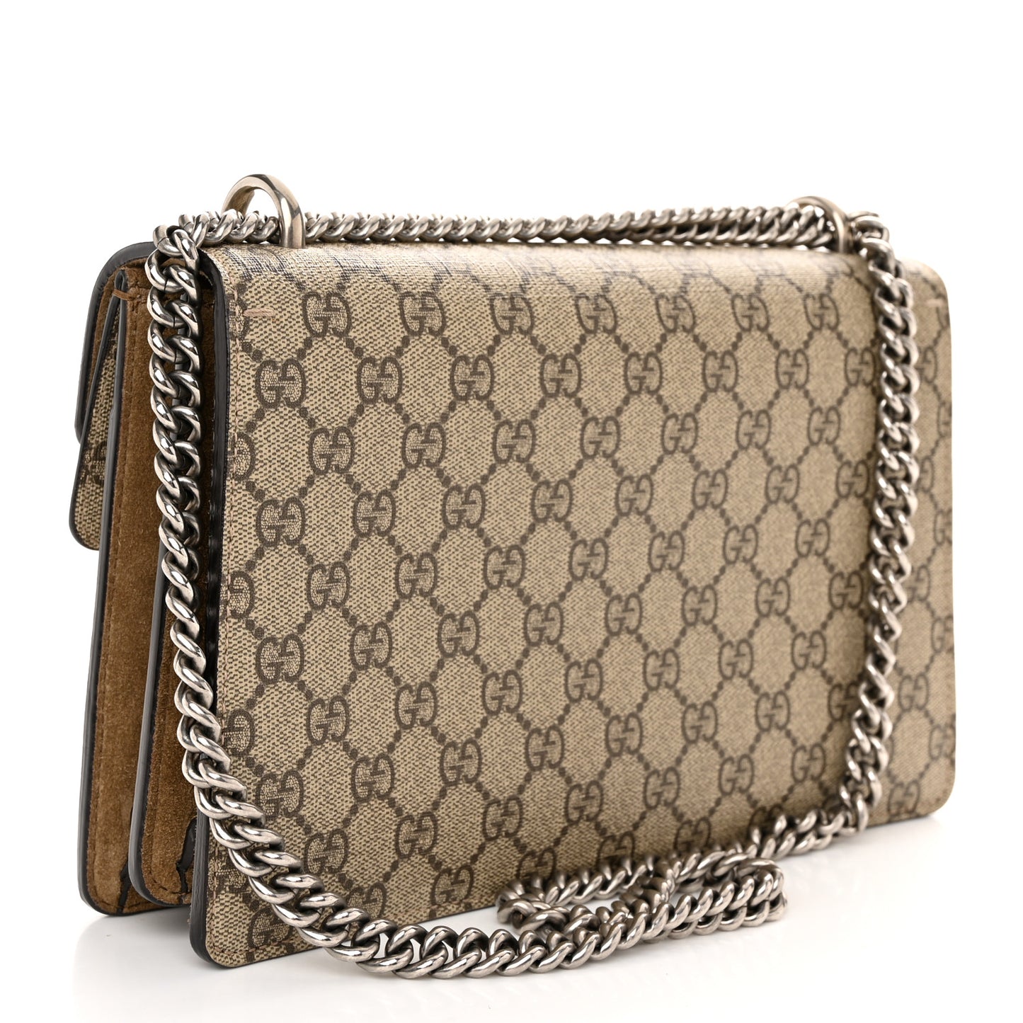 GG Supreme Monogram Small Dionysus Shoulder Bag Taupe