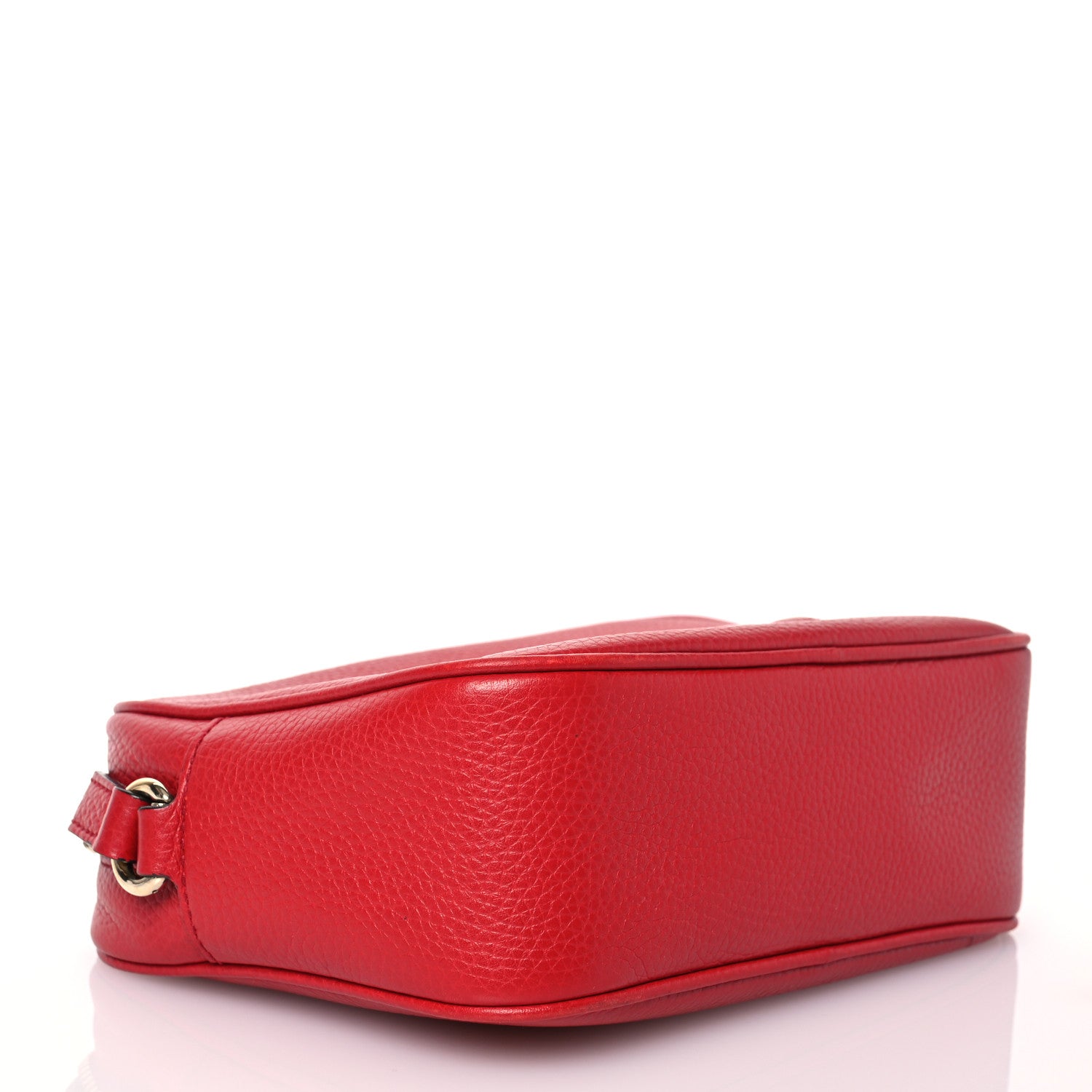 Gucci Pebbled Calfskin Small Soho Disco Bag Vibrant Red 4 of 19