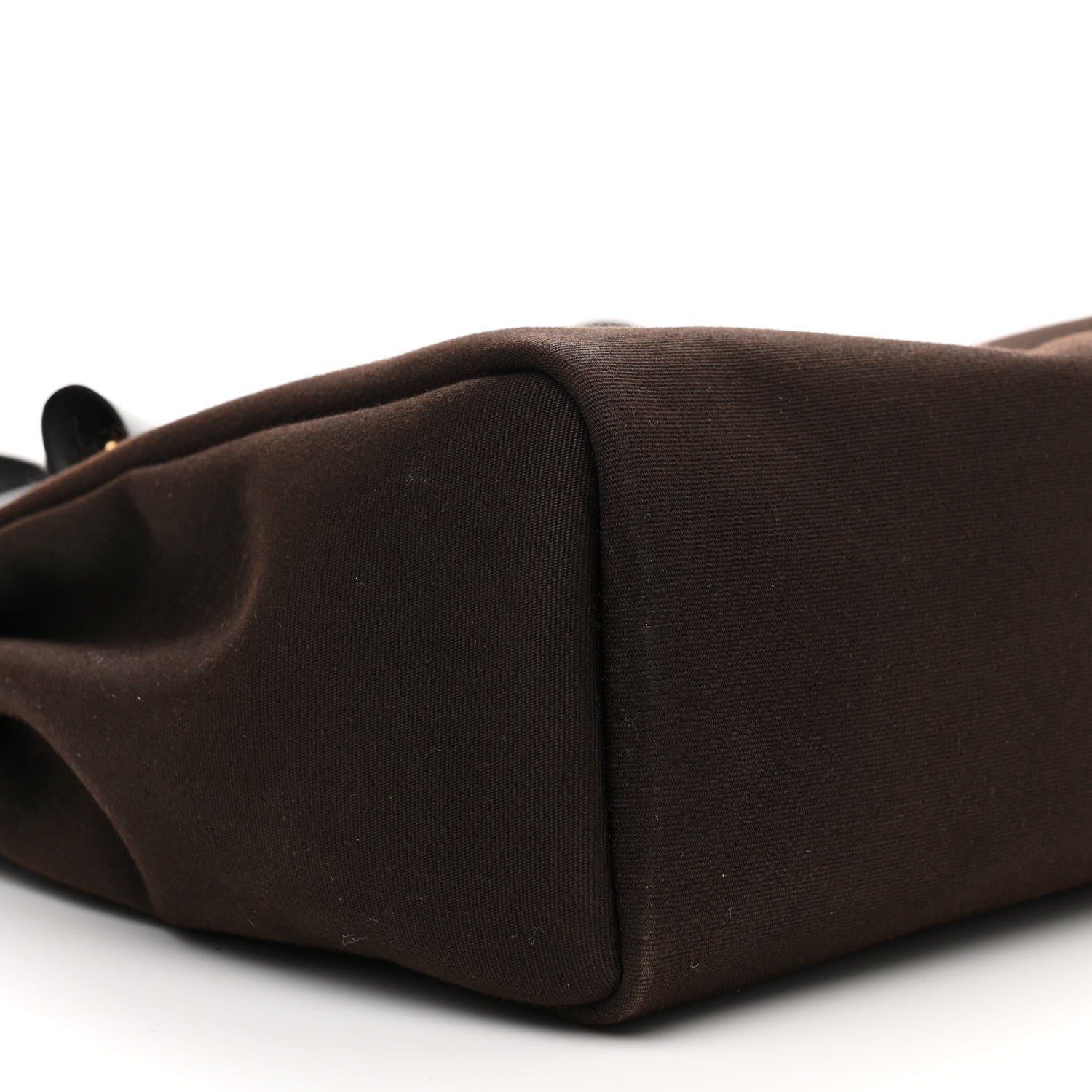 Hermes Military Toile Vache Hunter Herbag Zip Retourne 31 PM Black Ebene 9 of 10