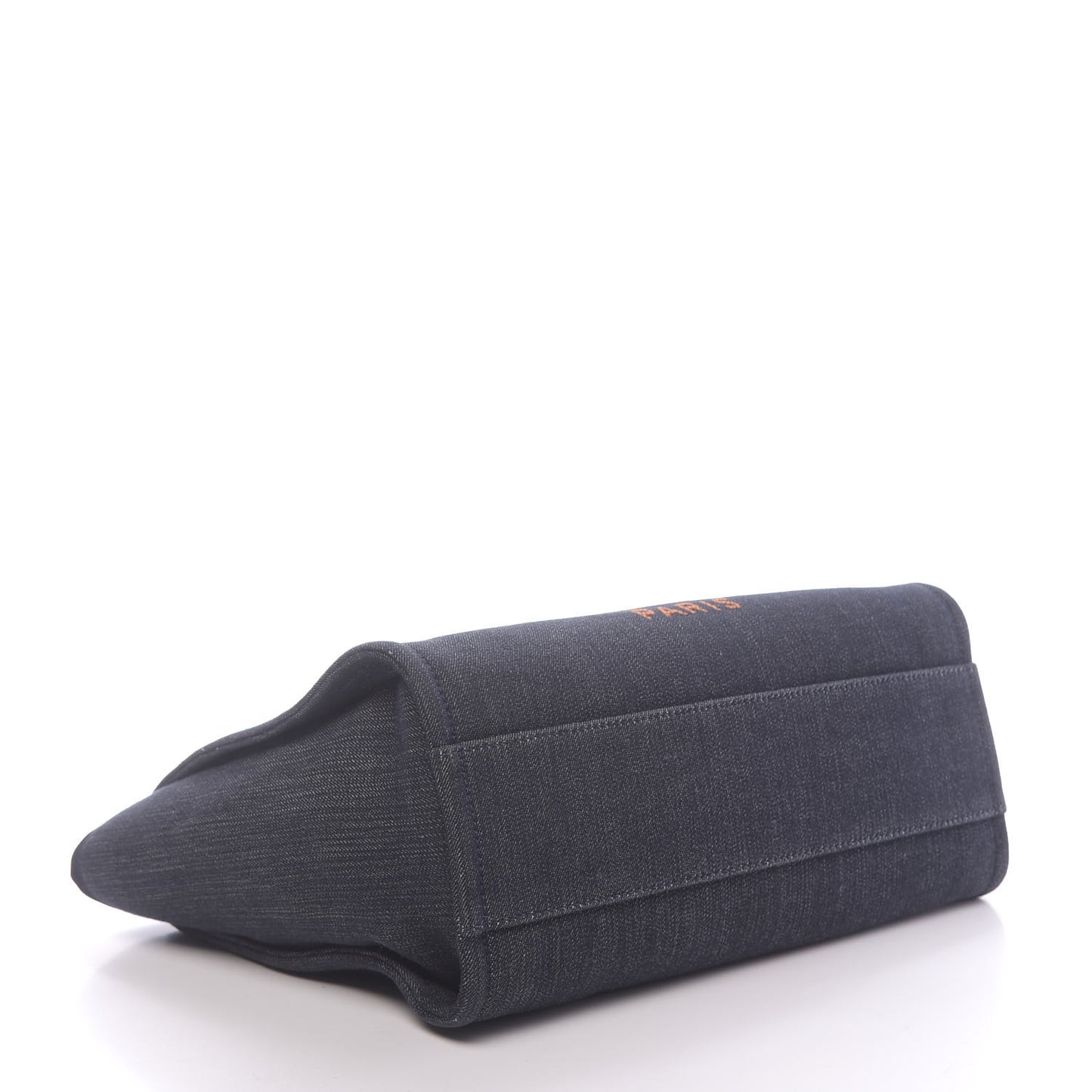 Denim Small Deauville Tote Blue Orange