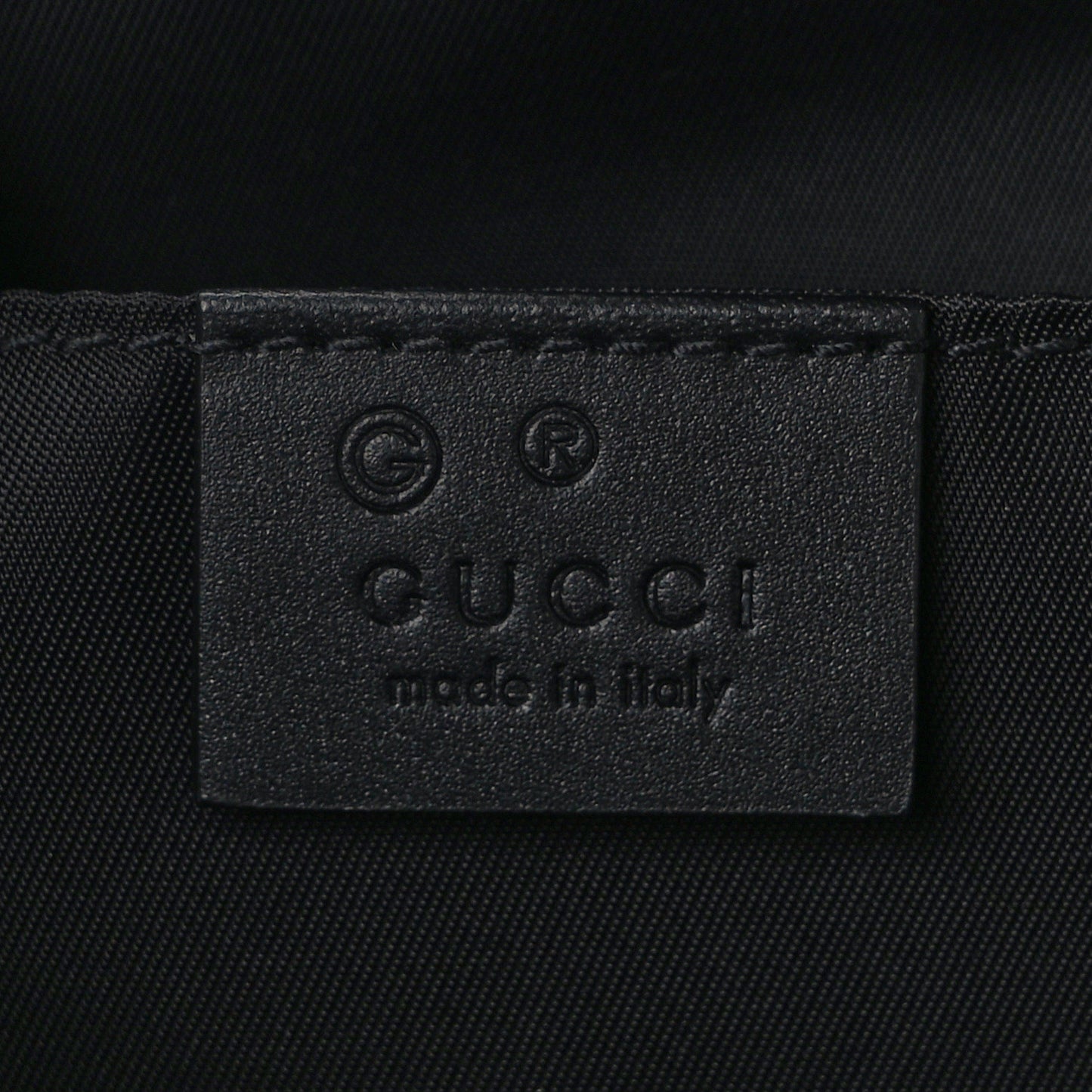 Canvas Web Slim Belt Bag Black