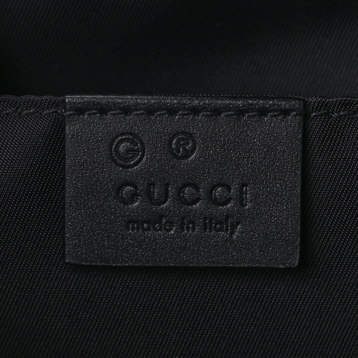 Gucci Canvas Web Slim Belt Bag Black 6 of 10
