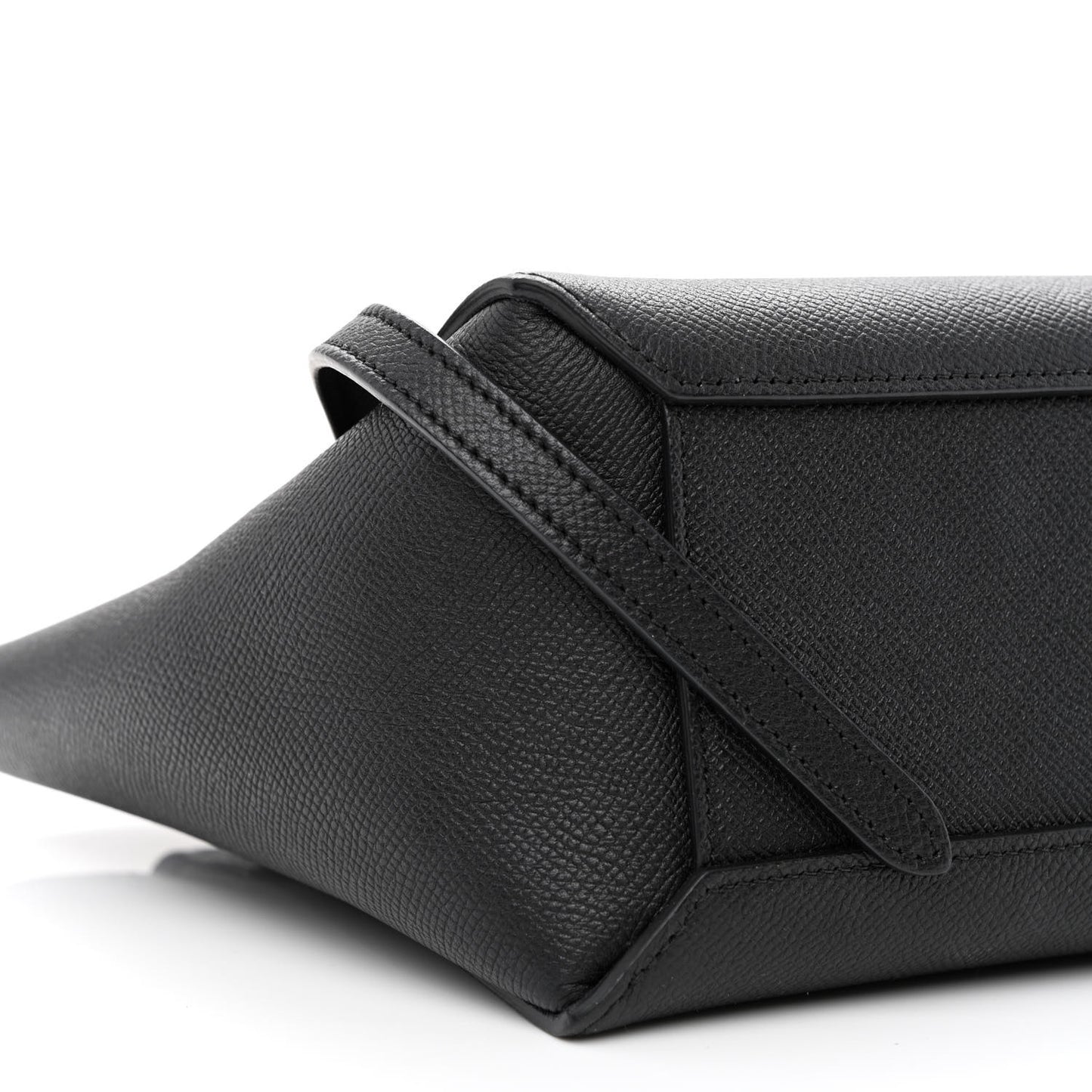 Grained Calfskin Nano Belt Bag Black