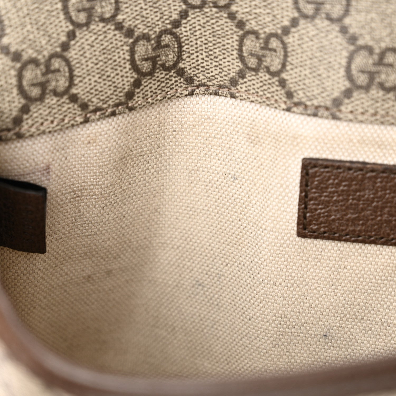 Gucci GG Supreme Monogram Web Small Ophidia Belt Bag Brown 13 of 17