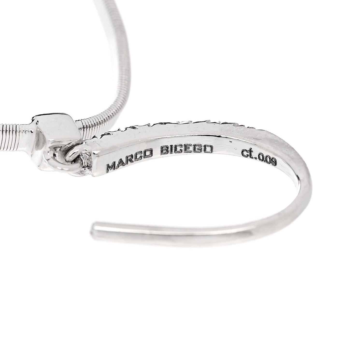 18K White Gold Diamond Marrakech Drop Earrings