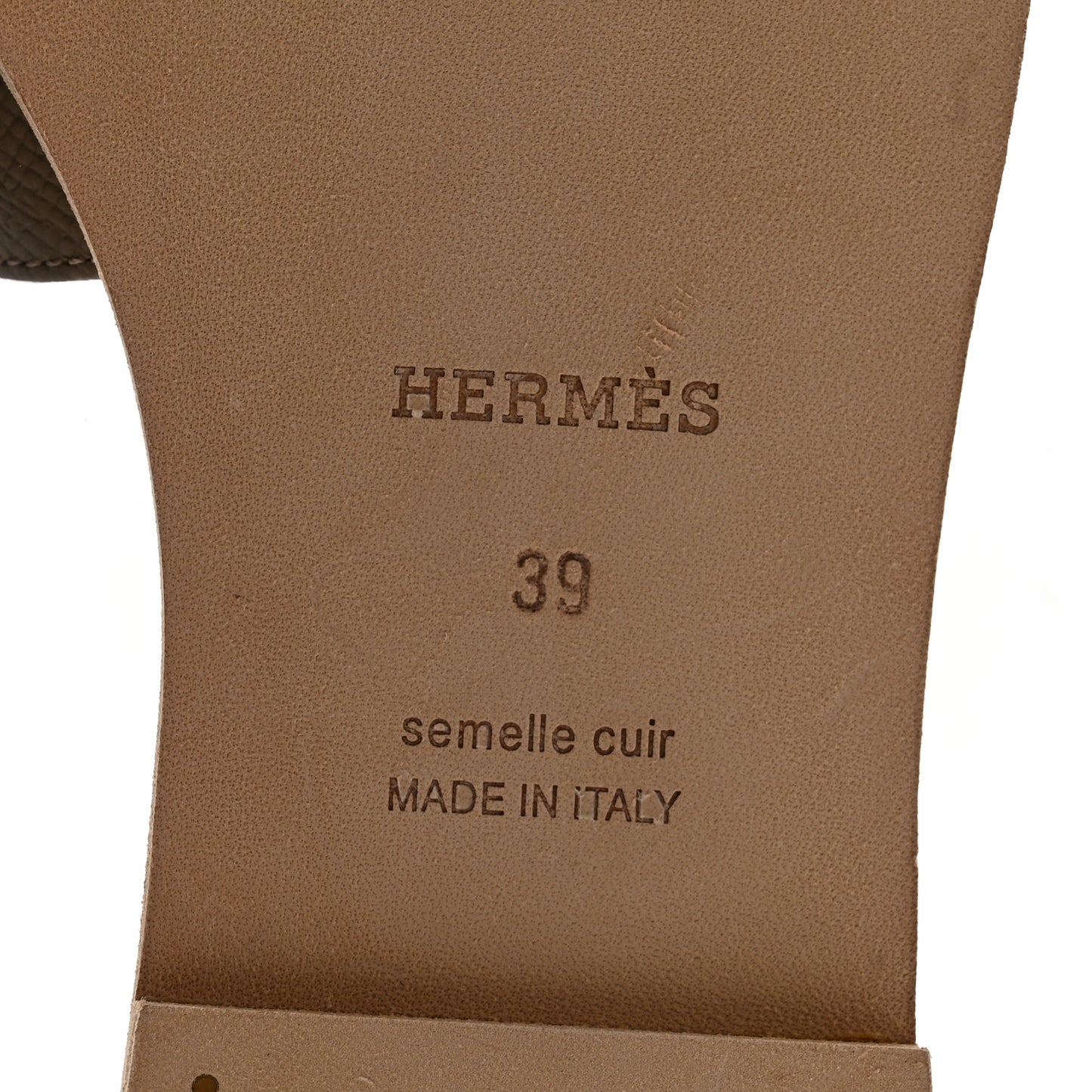 Epsom Oran Sandals 39 Etoupe