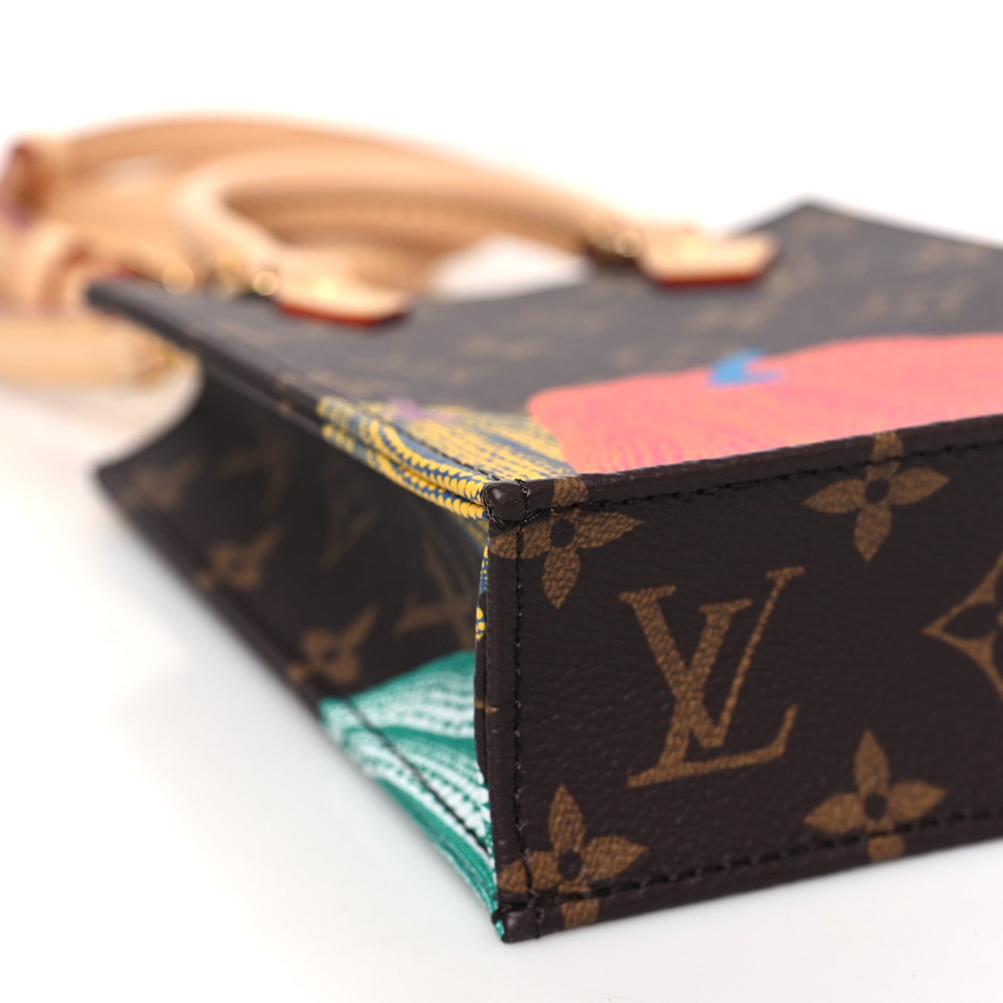 LOUIS VUITTON LV X YK Monogram Pumpkin Petit Sac Plat Multicolor