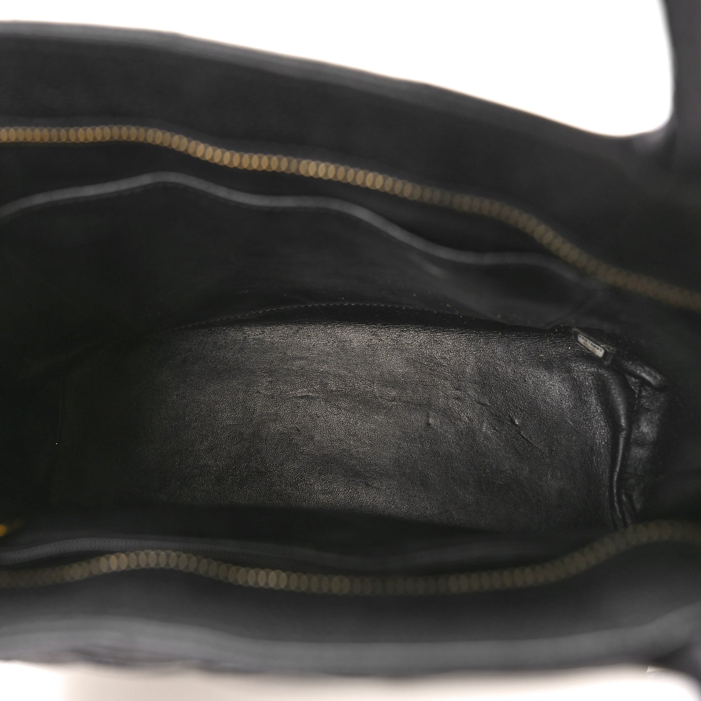 Caviar Quilted Medallion Tote Black