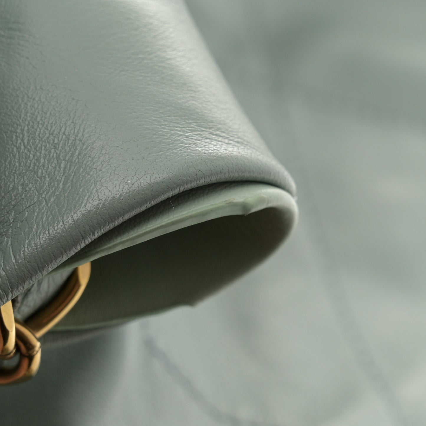 Shiny Calfskin Quilted Small Chanel 22 Grey