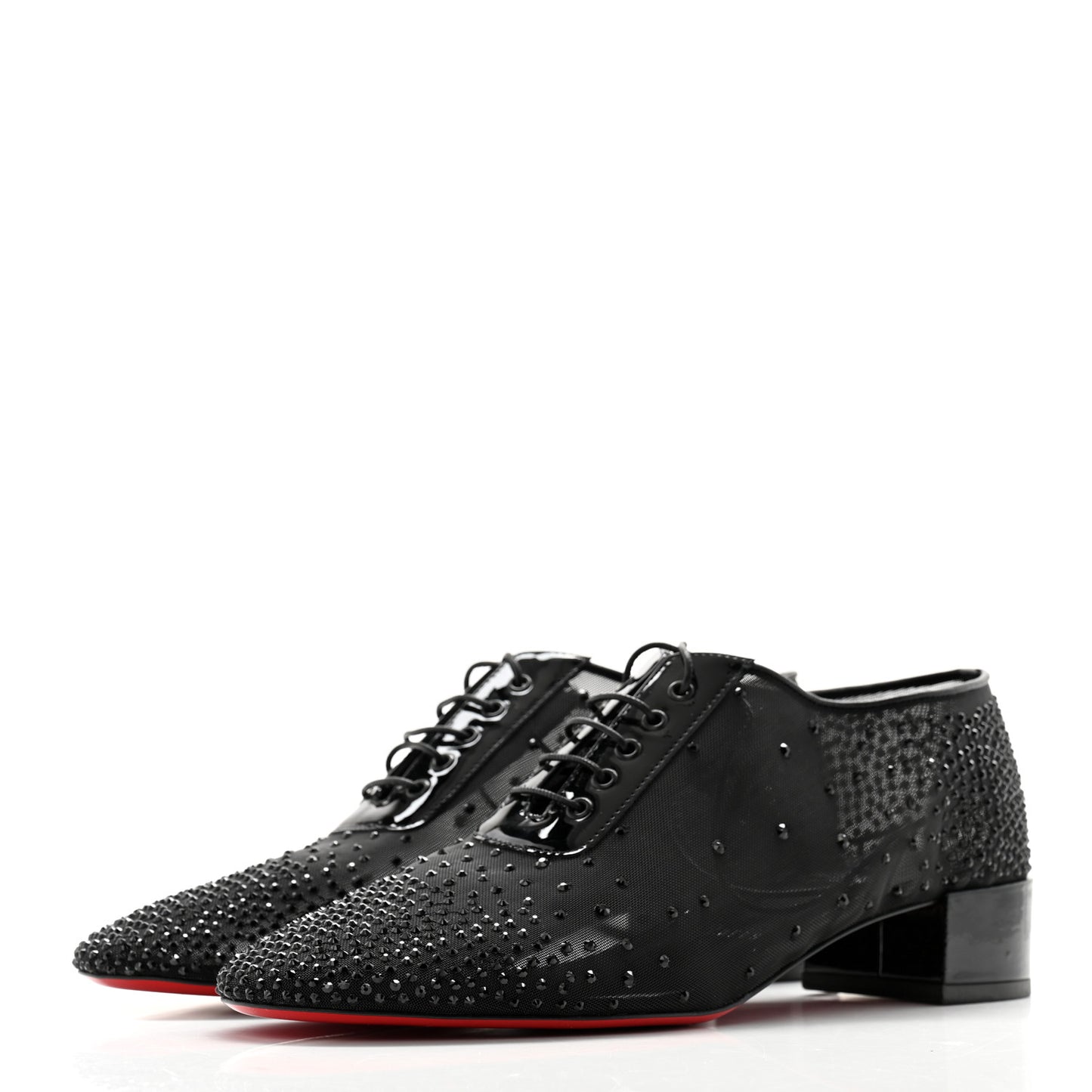 Rete Patent Strass Degraginzbar 30 Derby Oxfords 41 Black