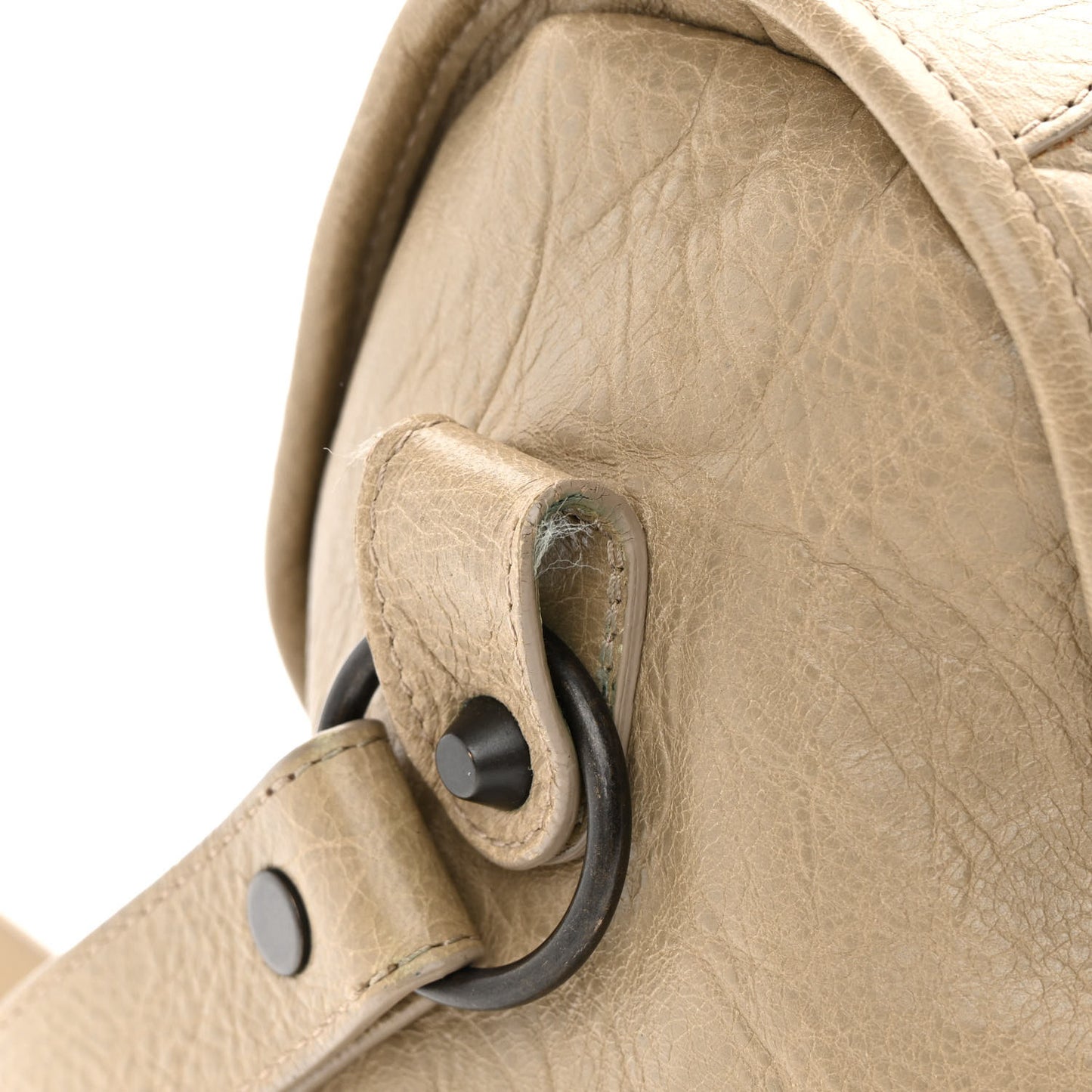 Agneau Classic Hardware Maxi Twiggy Latte Beige
