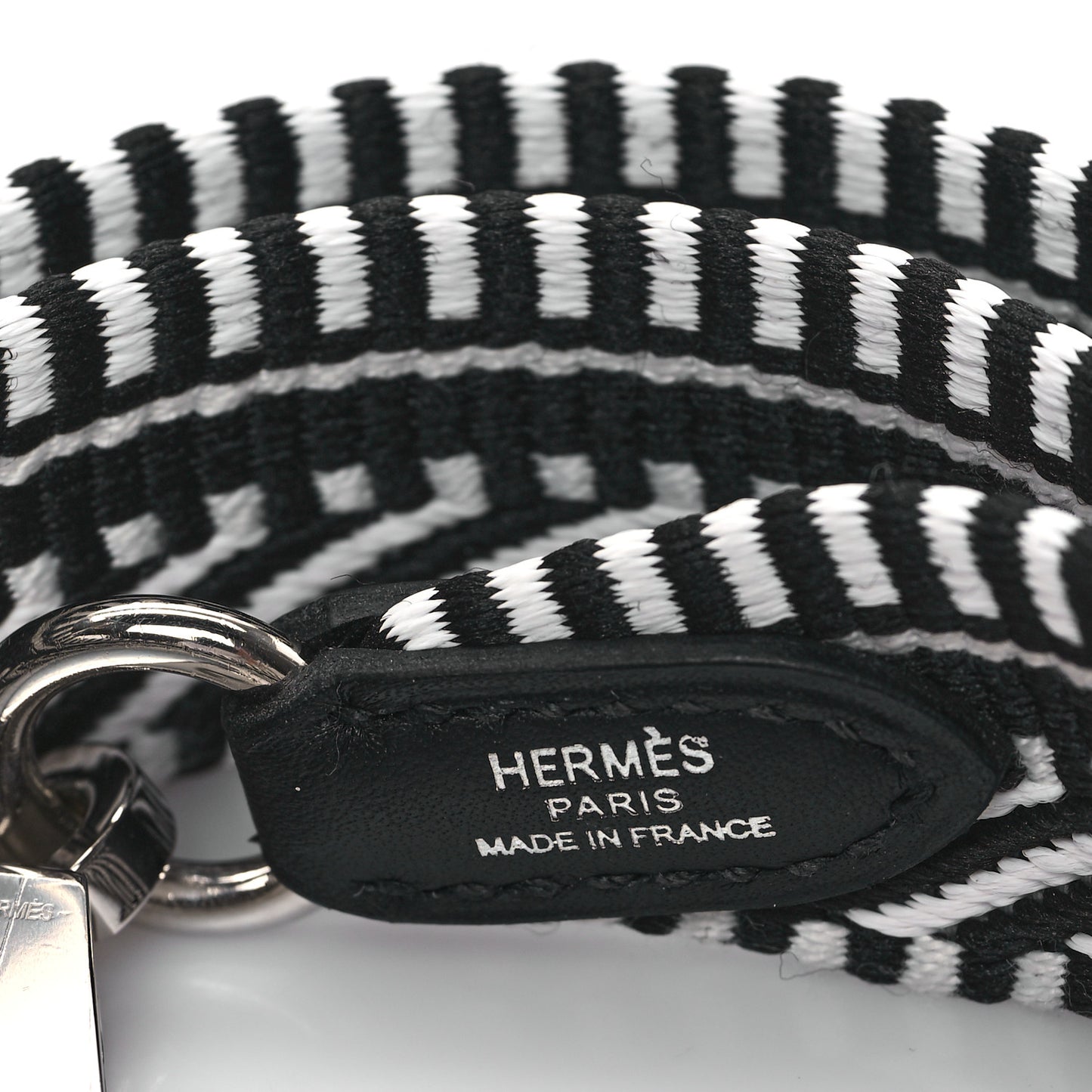 Toile Swift 25mm Sangle Cavale Shoulder Strap Black Ecru