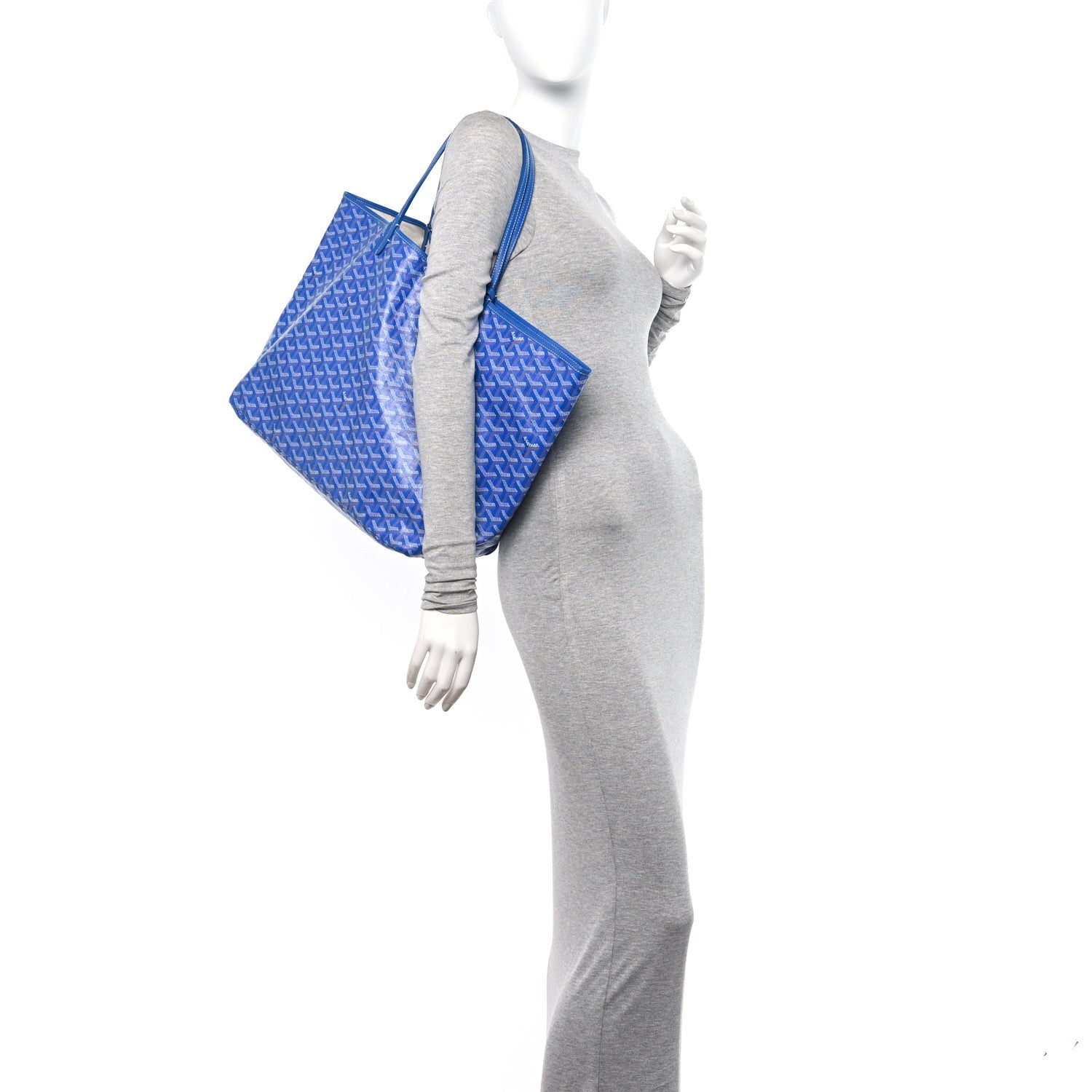 Goyard Goyardine Saint Louis GM Sky Blue 2 of 13
