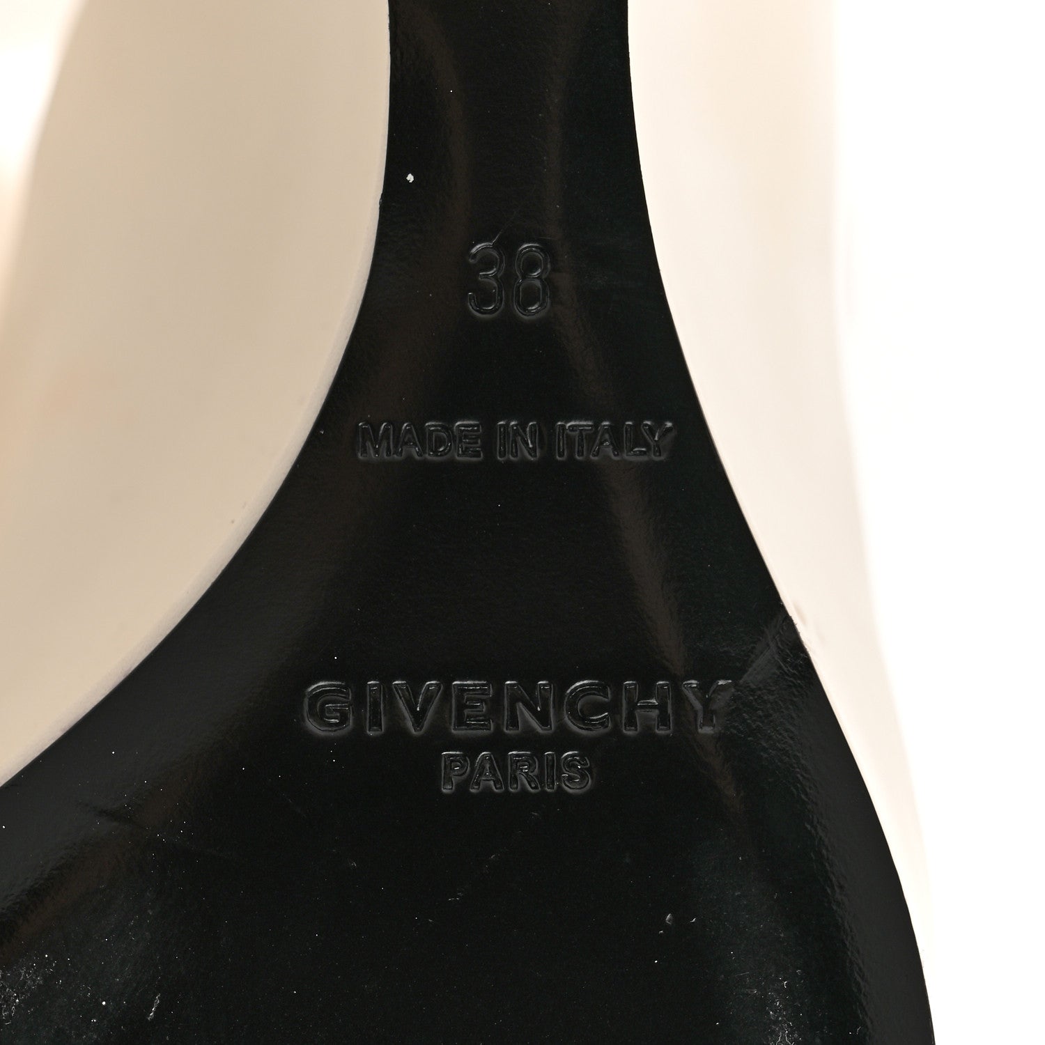 Givenchy Calfskin G Lock 80 Wedge Knee High Boots 38 Ivory 6 of 17