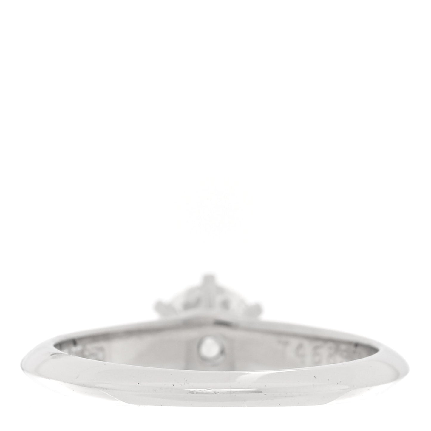 Platinum Diamond .48ct Solitaire Engagement Ring 47 4
