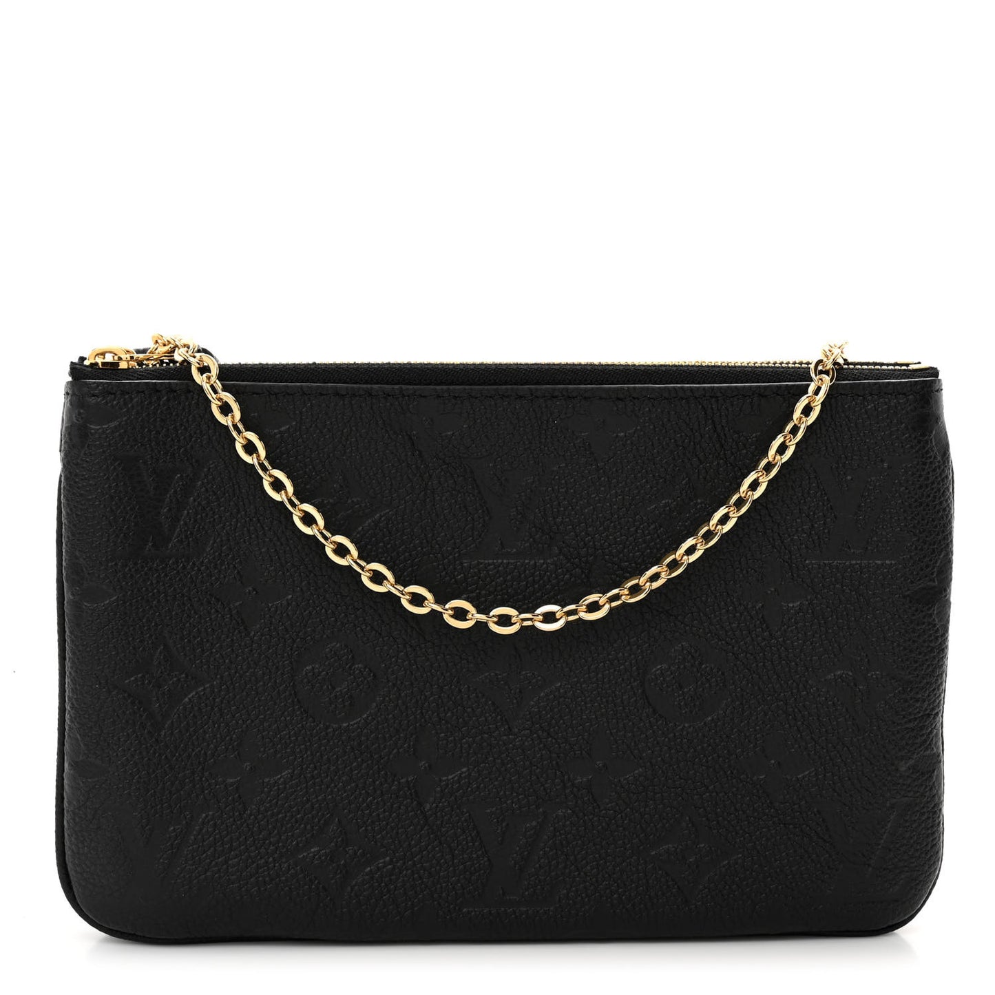 Empreinte Double Zip Pochette Black