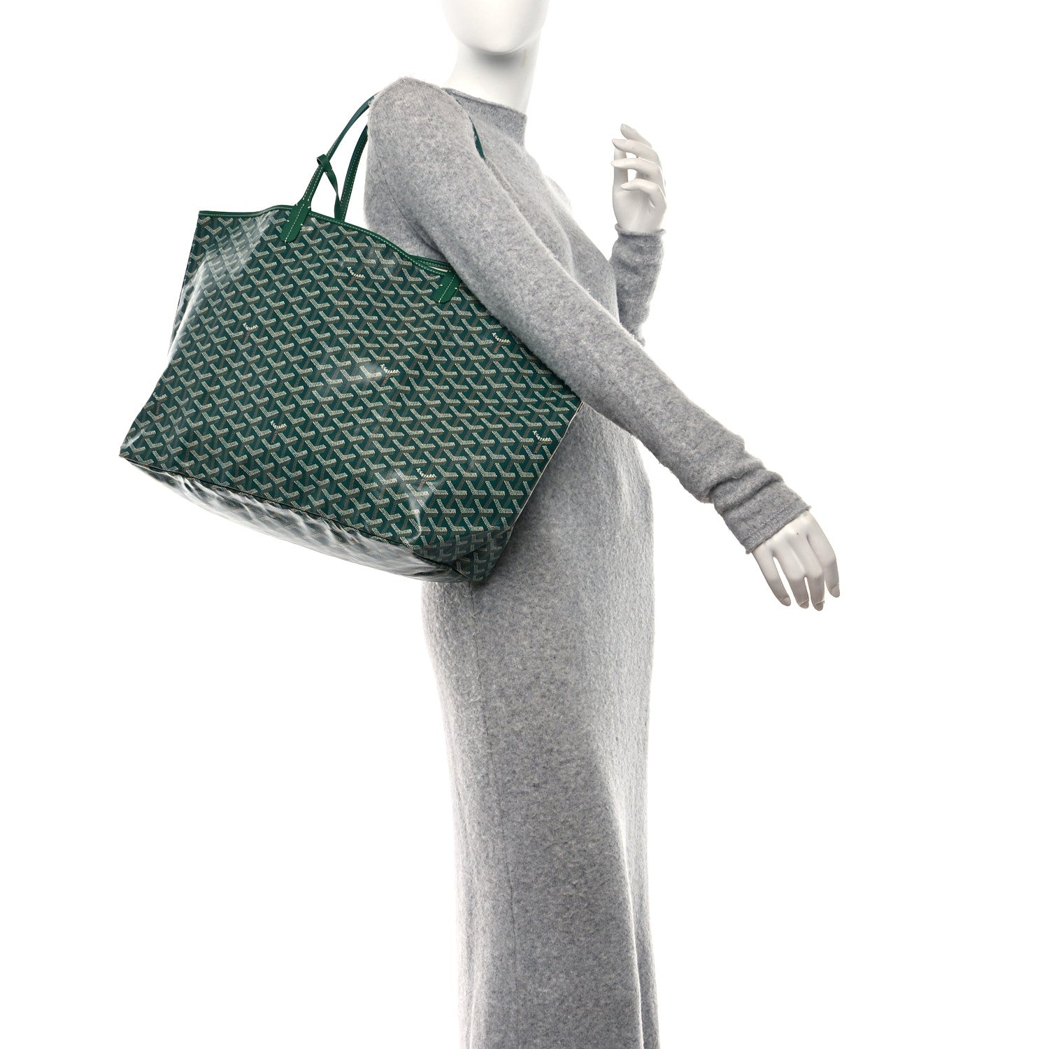 Goyard Goyardine Saint Louis GM Green 2 of 11