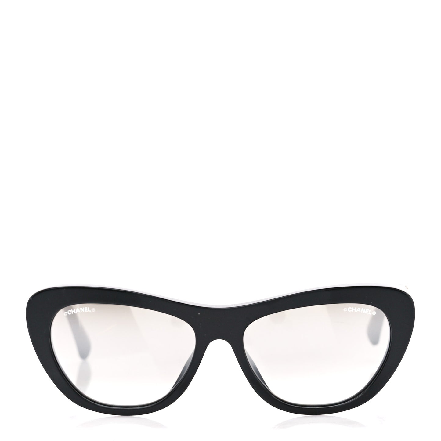 Acetate Crystal CC Butterfly Sunglasses 71417 Black