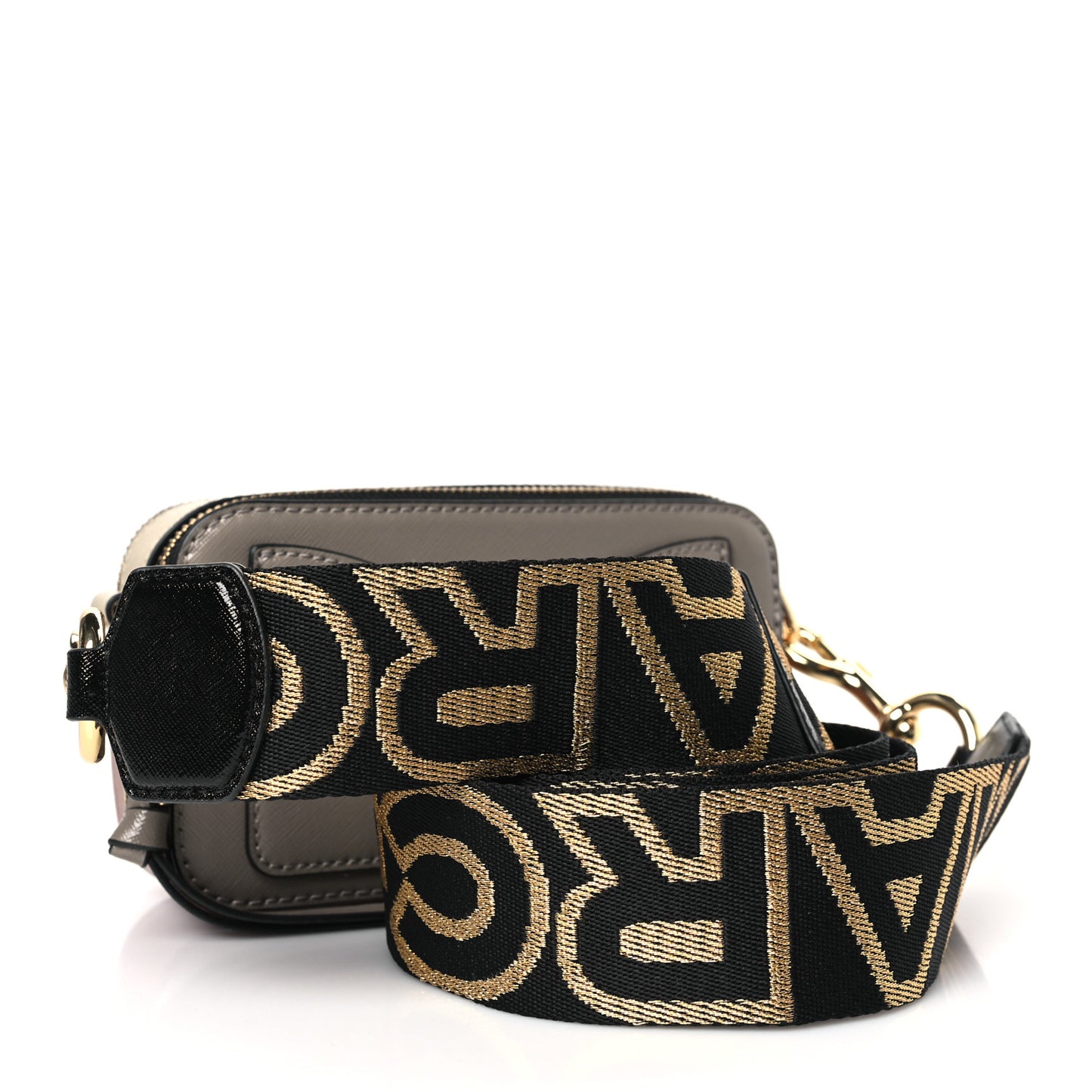 Saffiano Small Snapshot Camera Bag French Grey