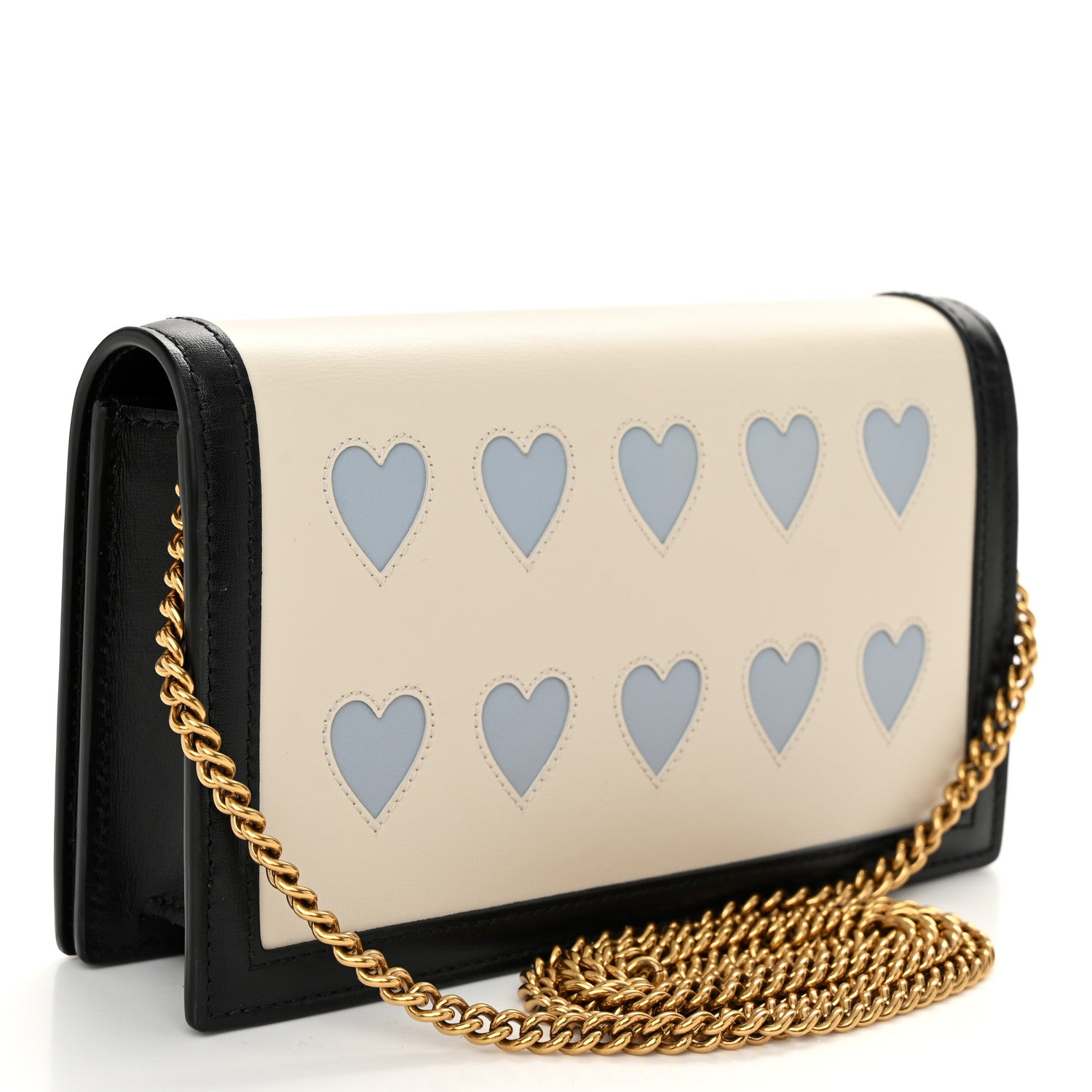 Gucci Calfskin Lovelight Mini Diana Chain Bag Mystic White Paradise Cloude 3 of 11