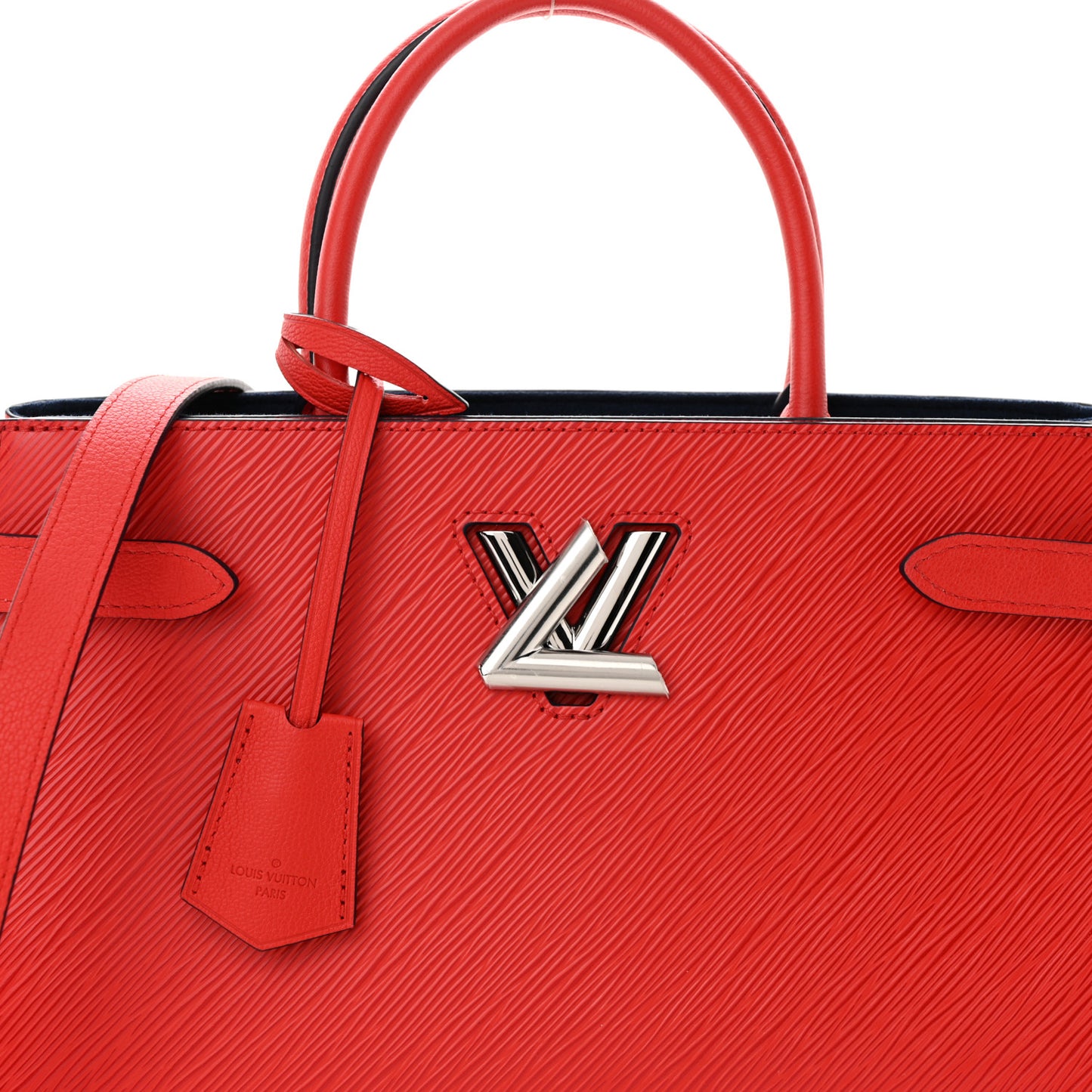 Epi Twist Tote Coquelicot