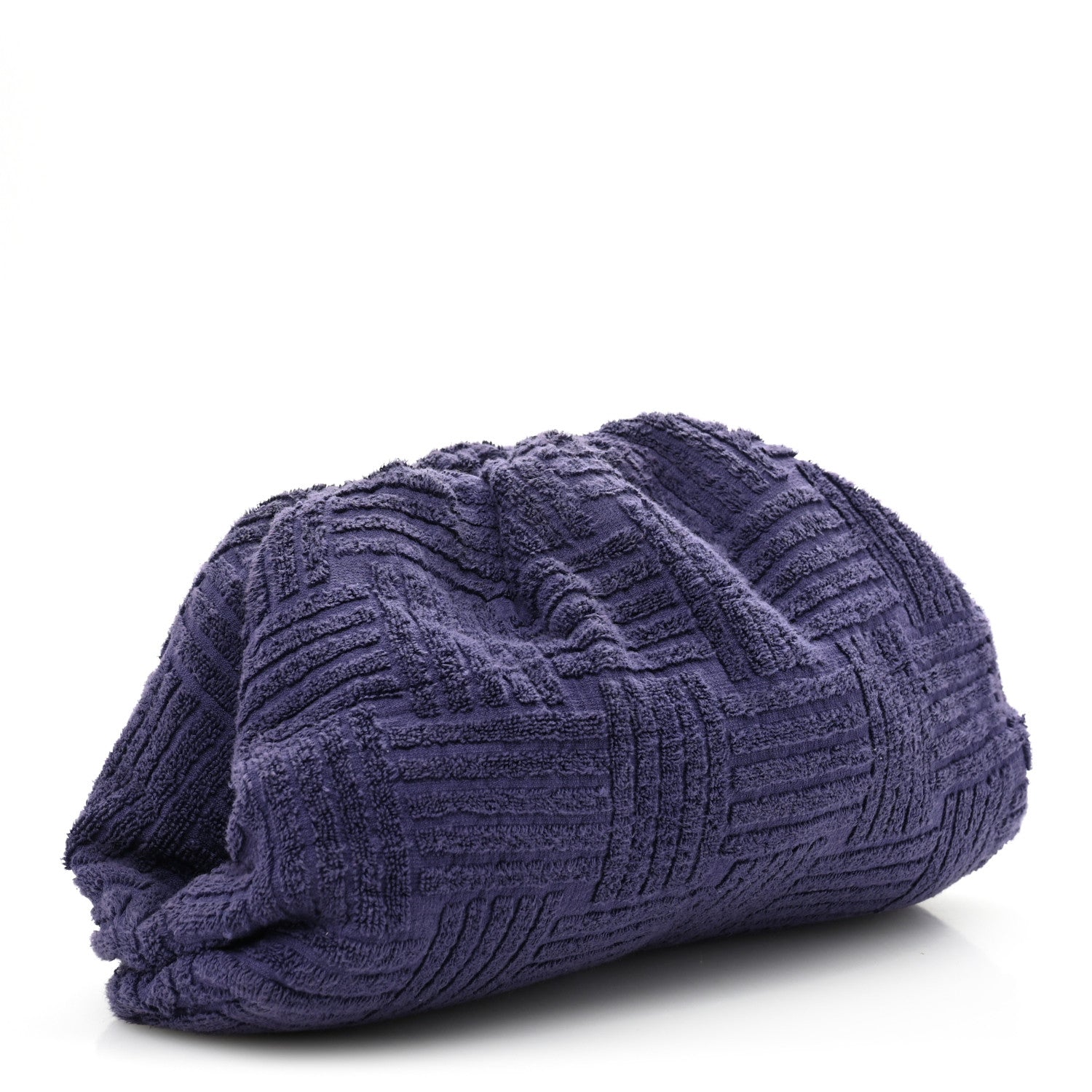 Bottega Veneta Sponge Fabric The Pouch Clutch Purple 3 of 11