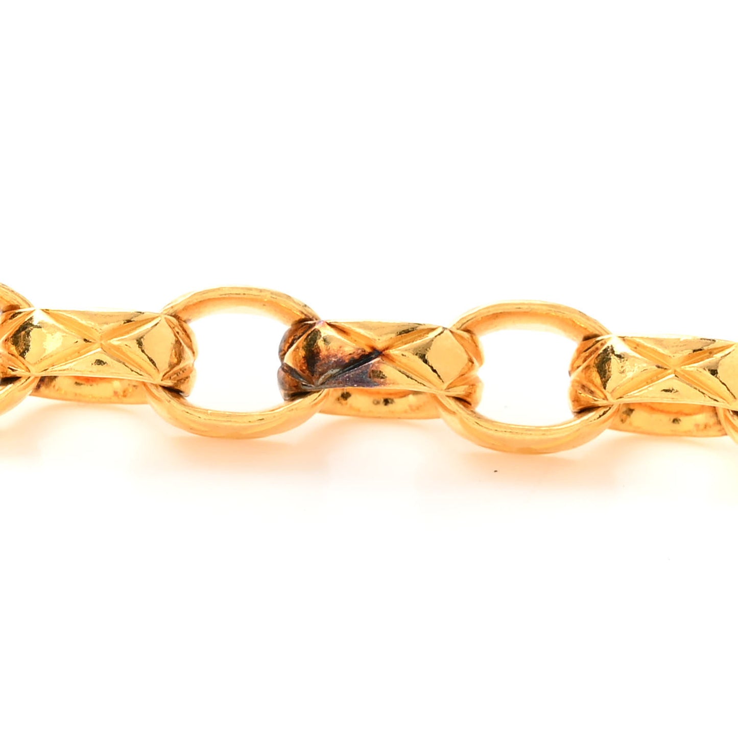 Satin Quilted CC Kisslock Clutch Blue