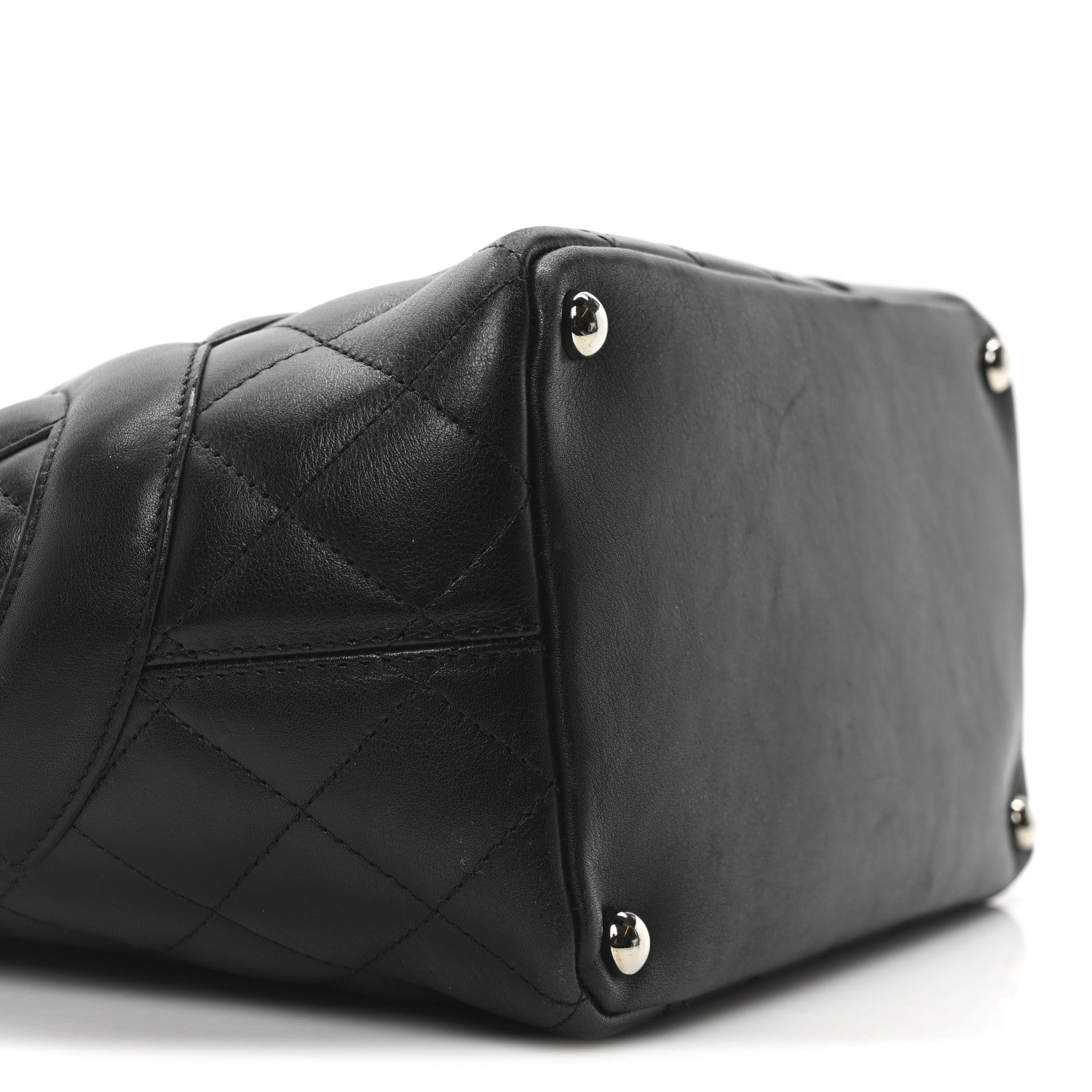 Chanel Calfskin Quilted Medium Cambon Tote Black 16 of 19