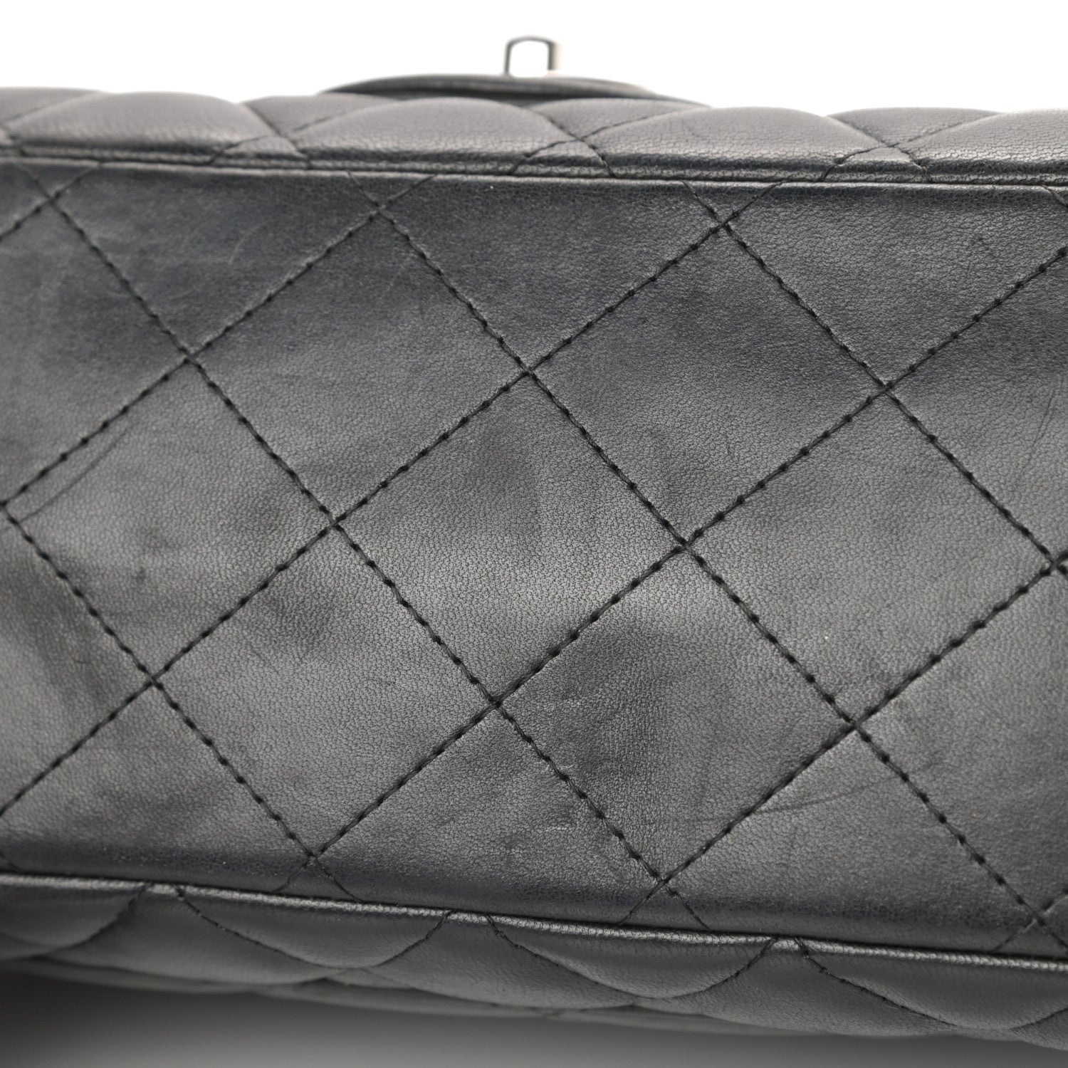 Chanel Lambskin Quilted Maxi Double Flap Black 22 of 25