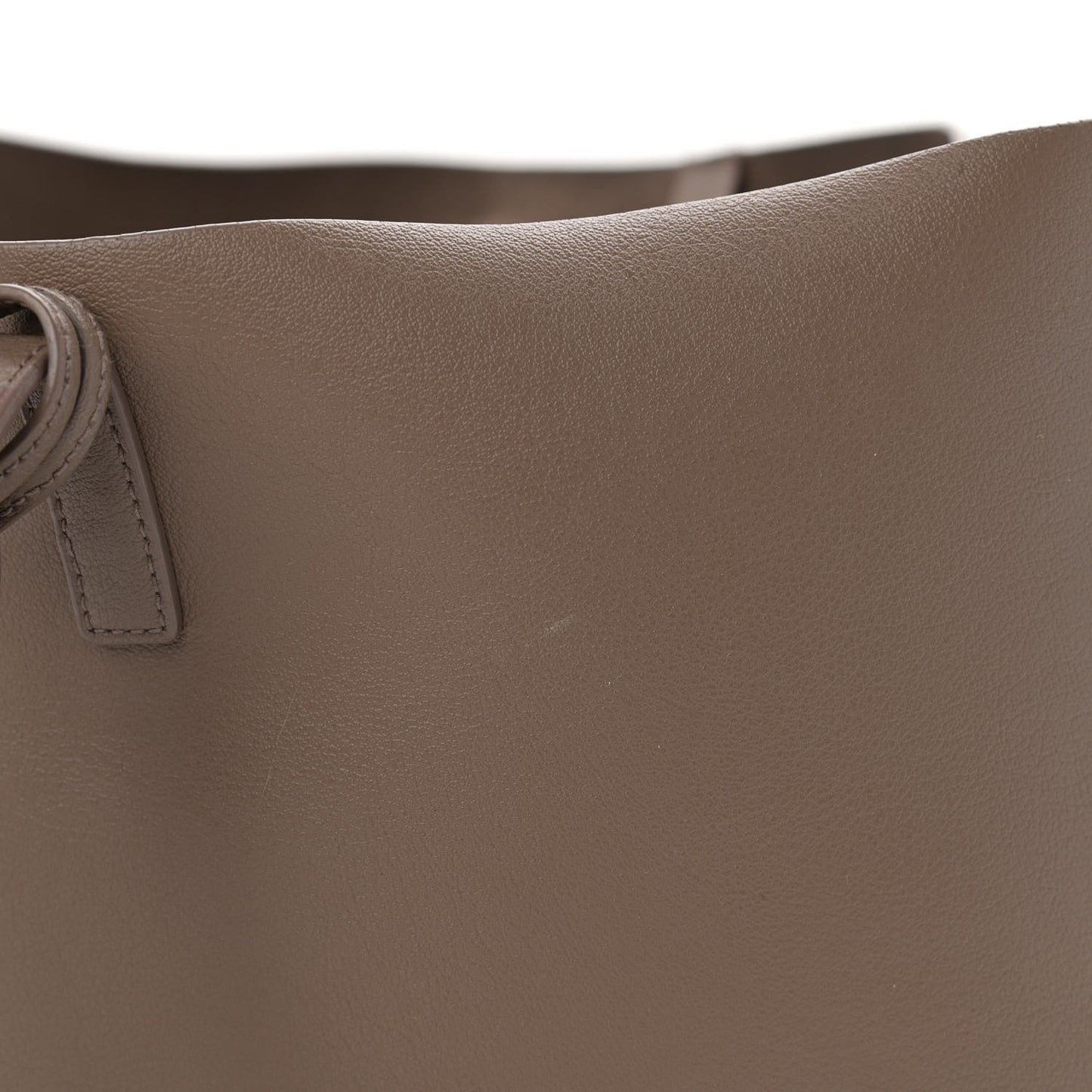 Calfskin Large Shopping Tote Taupe