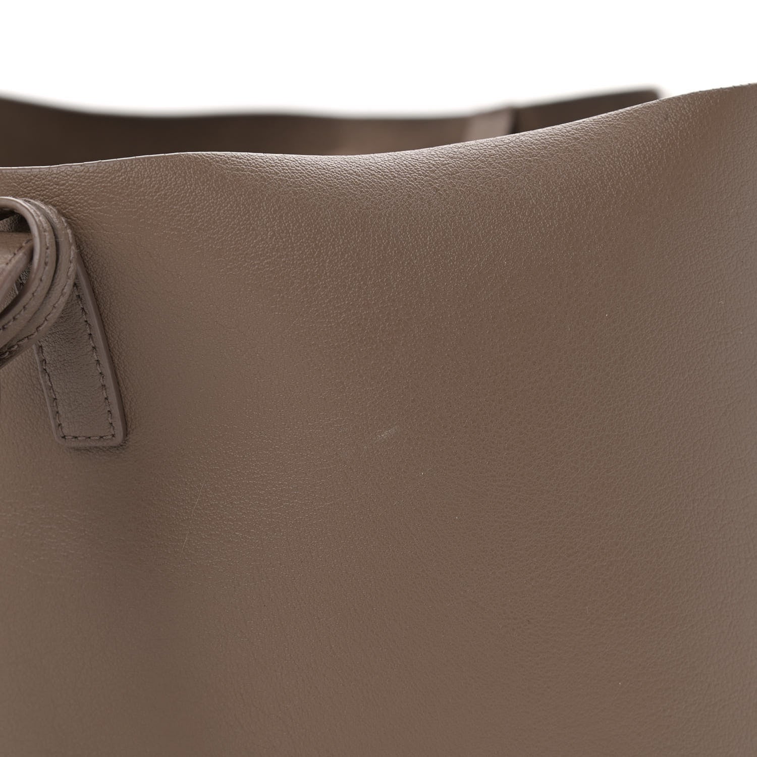 Saint Laurent Calfskin Large Shopping Tote Taupe 15 of 28