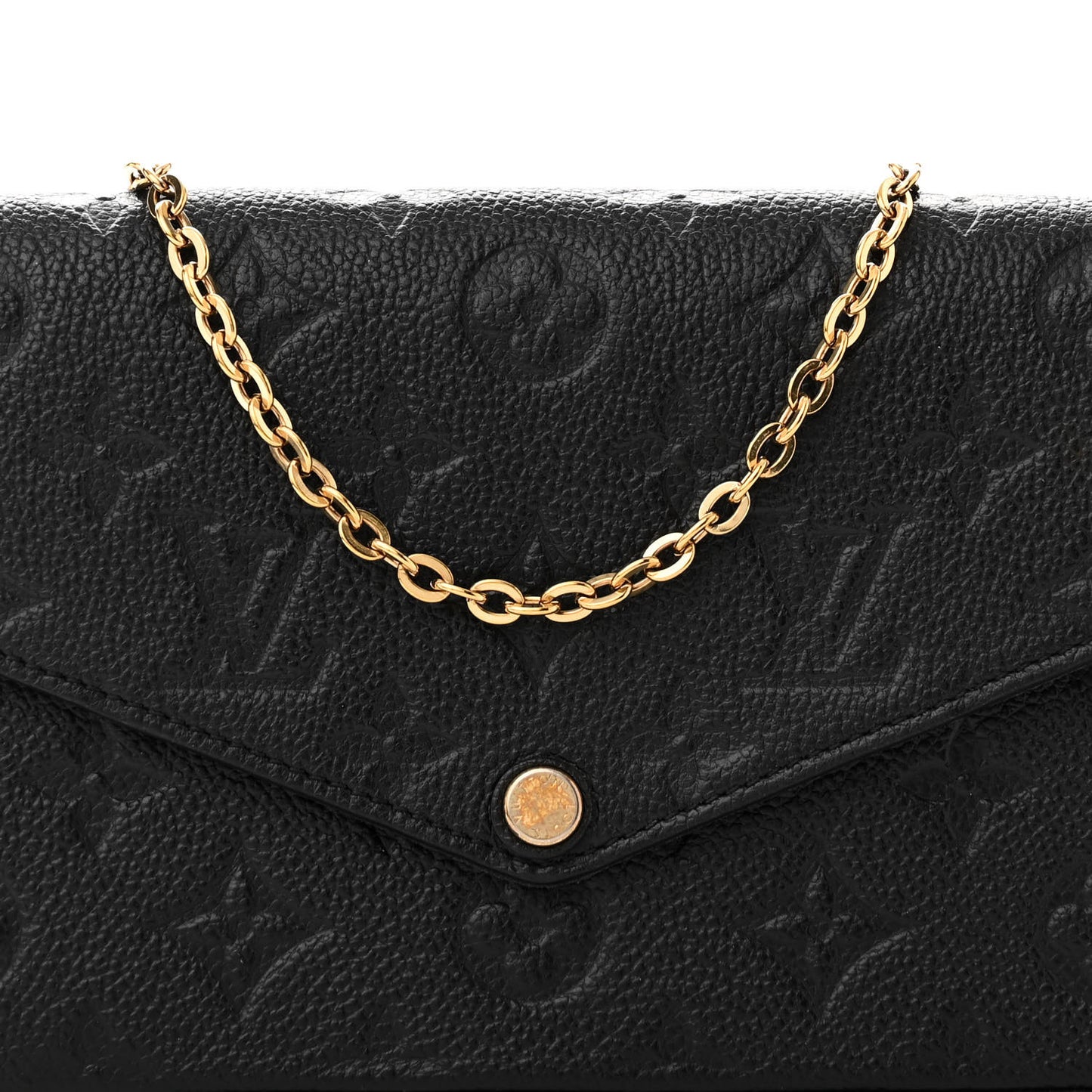 Empreinte Pochette Felicie Chain Wallet Black