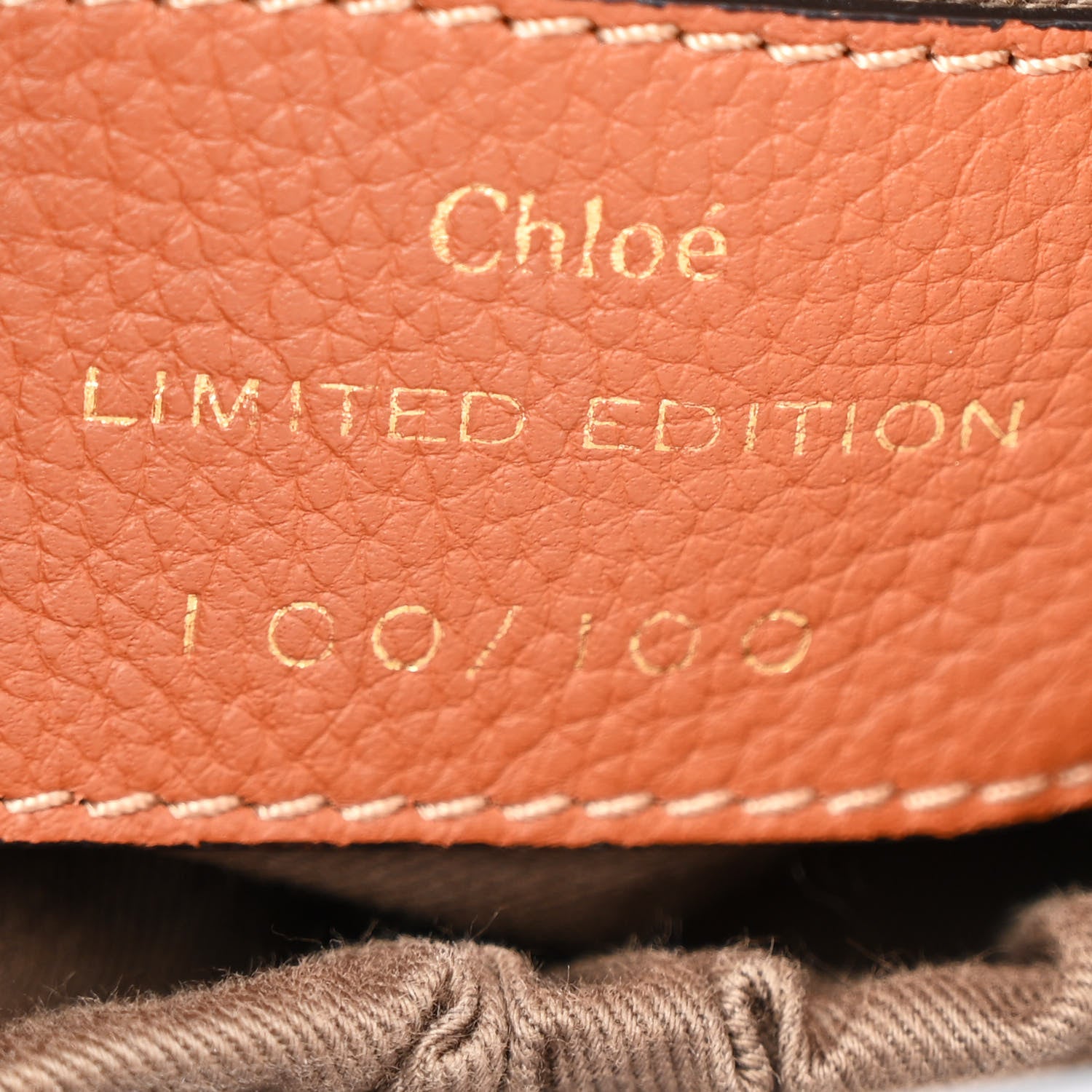 Chloe Calfskin Medium Marcie Satchel Tan Plaid Red 6 of 21