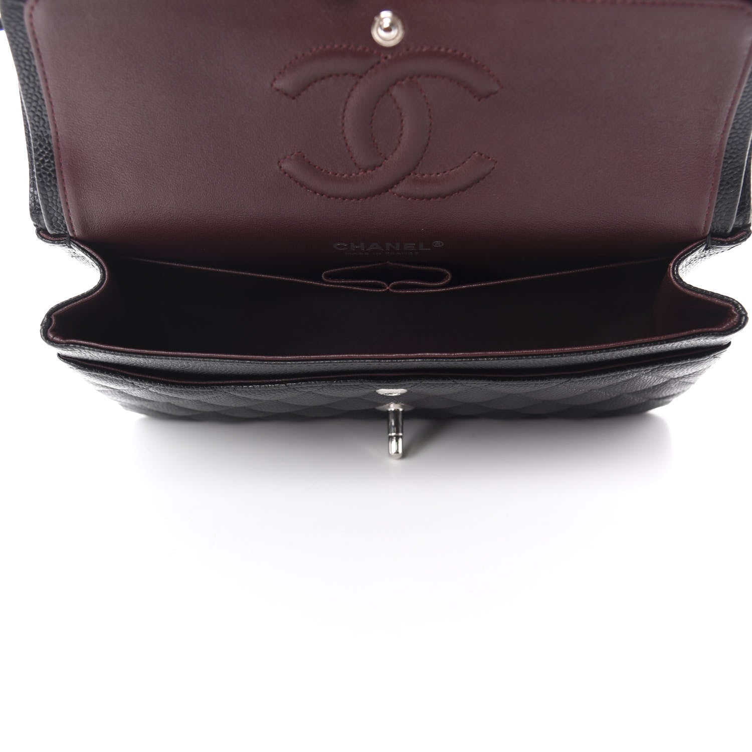 Chanel Caviar Quilted Medium Double Flap Black 5 of 11