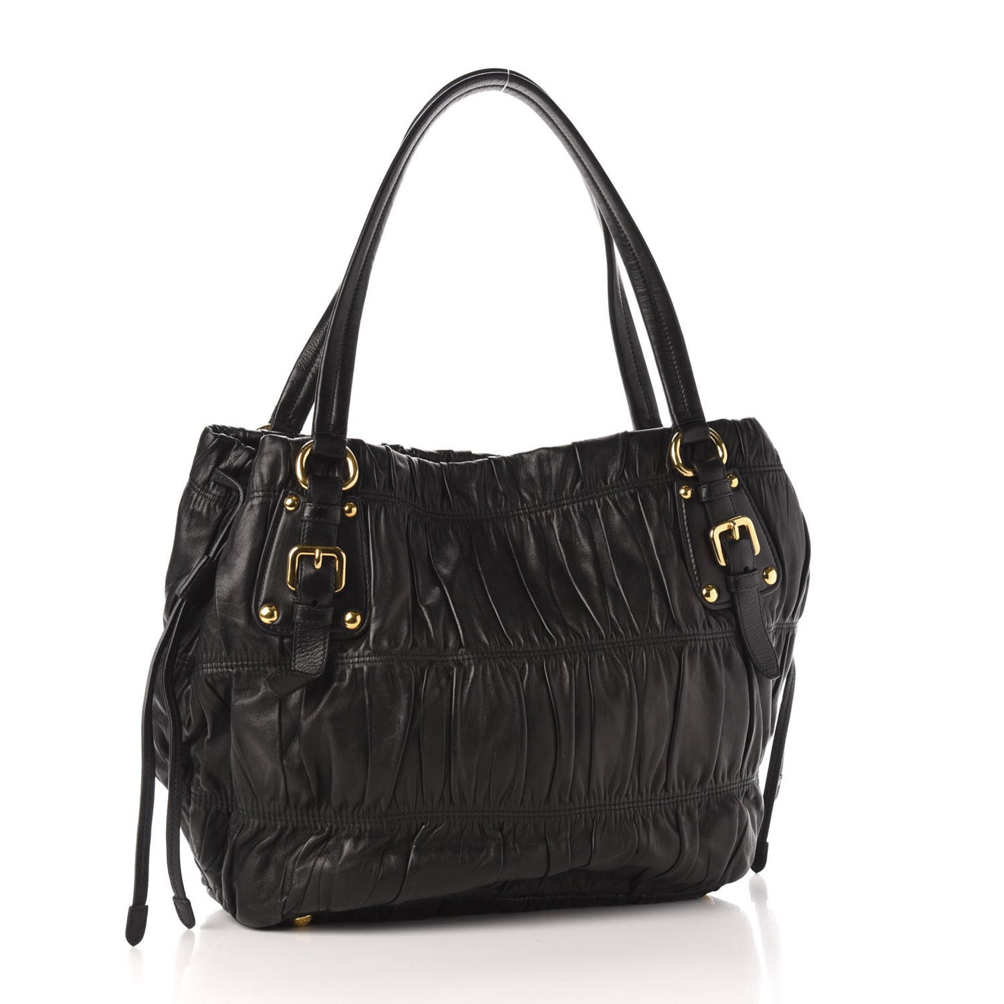 Nappa Gaufre Antik Tote Black