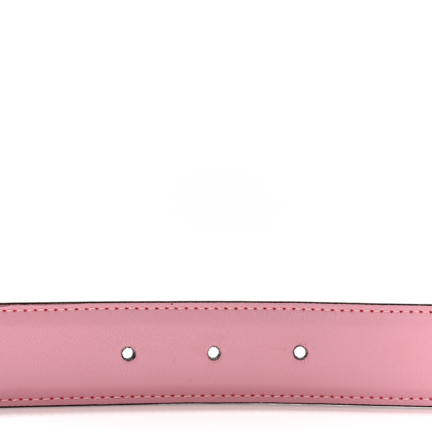 Plutone Calfskin Enamel Crystal Square G Snake 30mm Belt 80 32 Sugar Pink