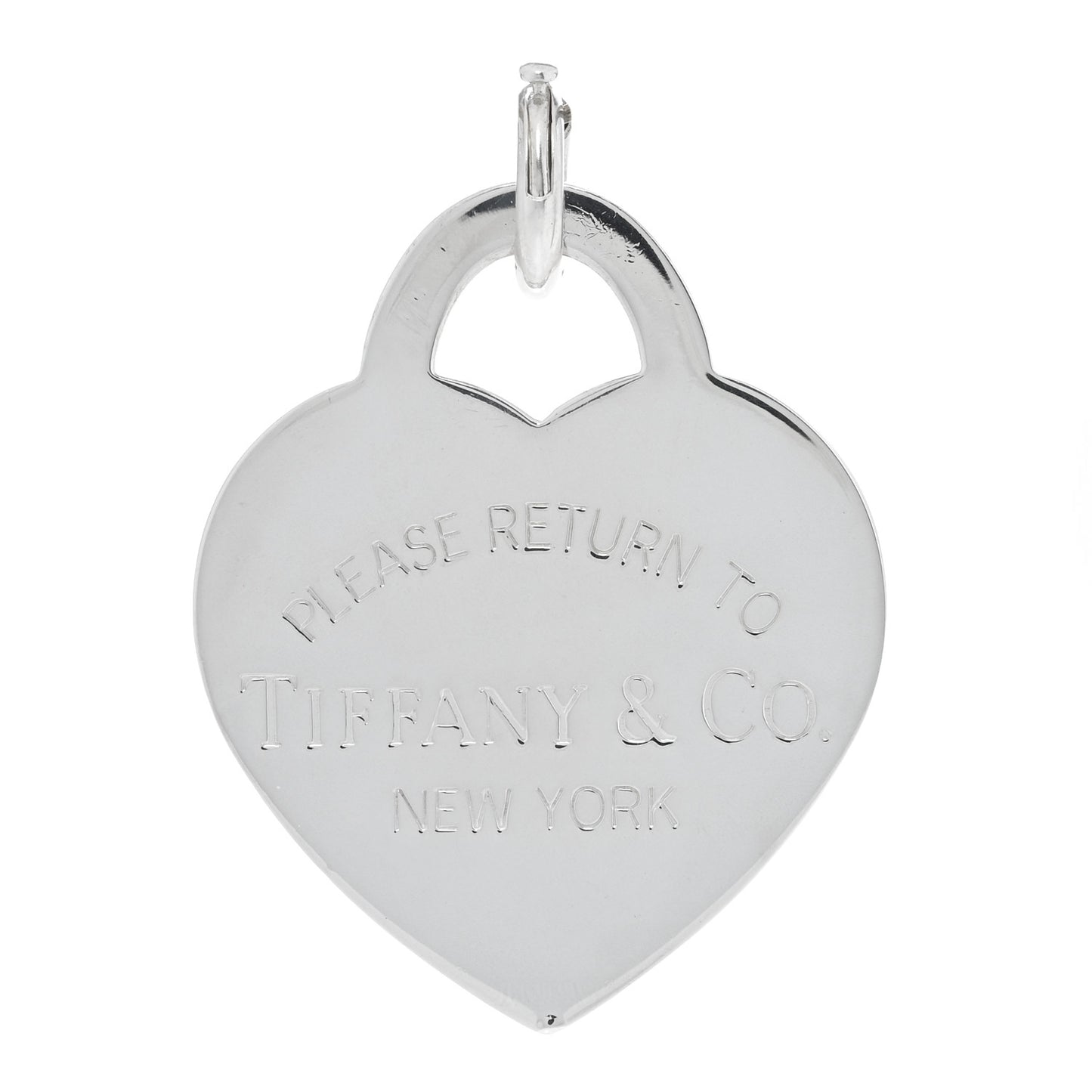 Sterling Silver Extra Large Return to Tiffany Heart Tag Charm