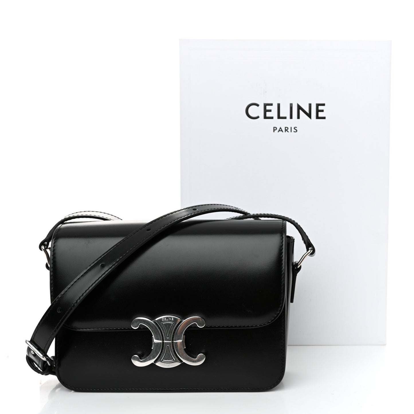 Shiny Calfskin Teen Triomphe Black