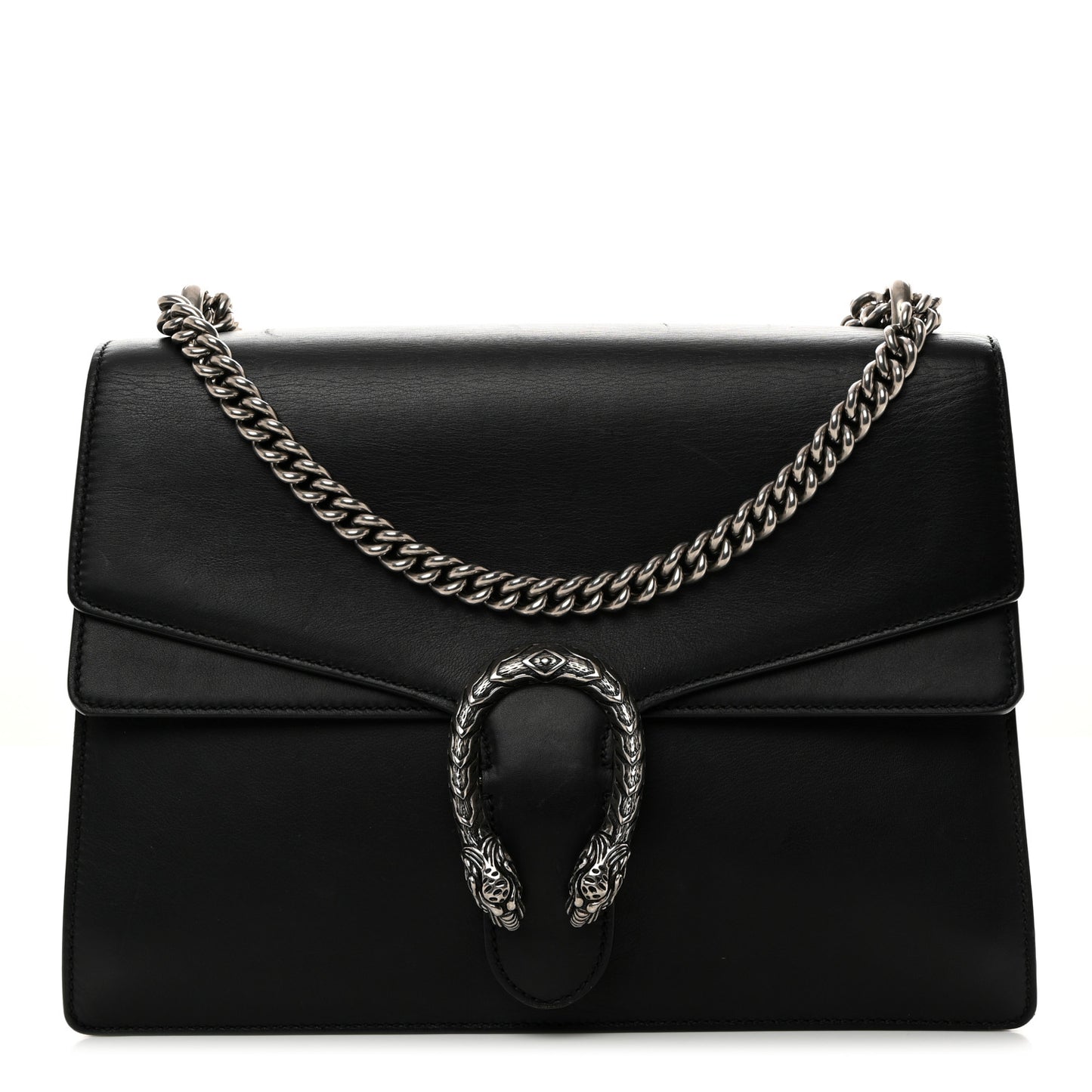 Calfskin Medium Dionysus Shoulder Bag Black