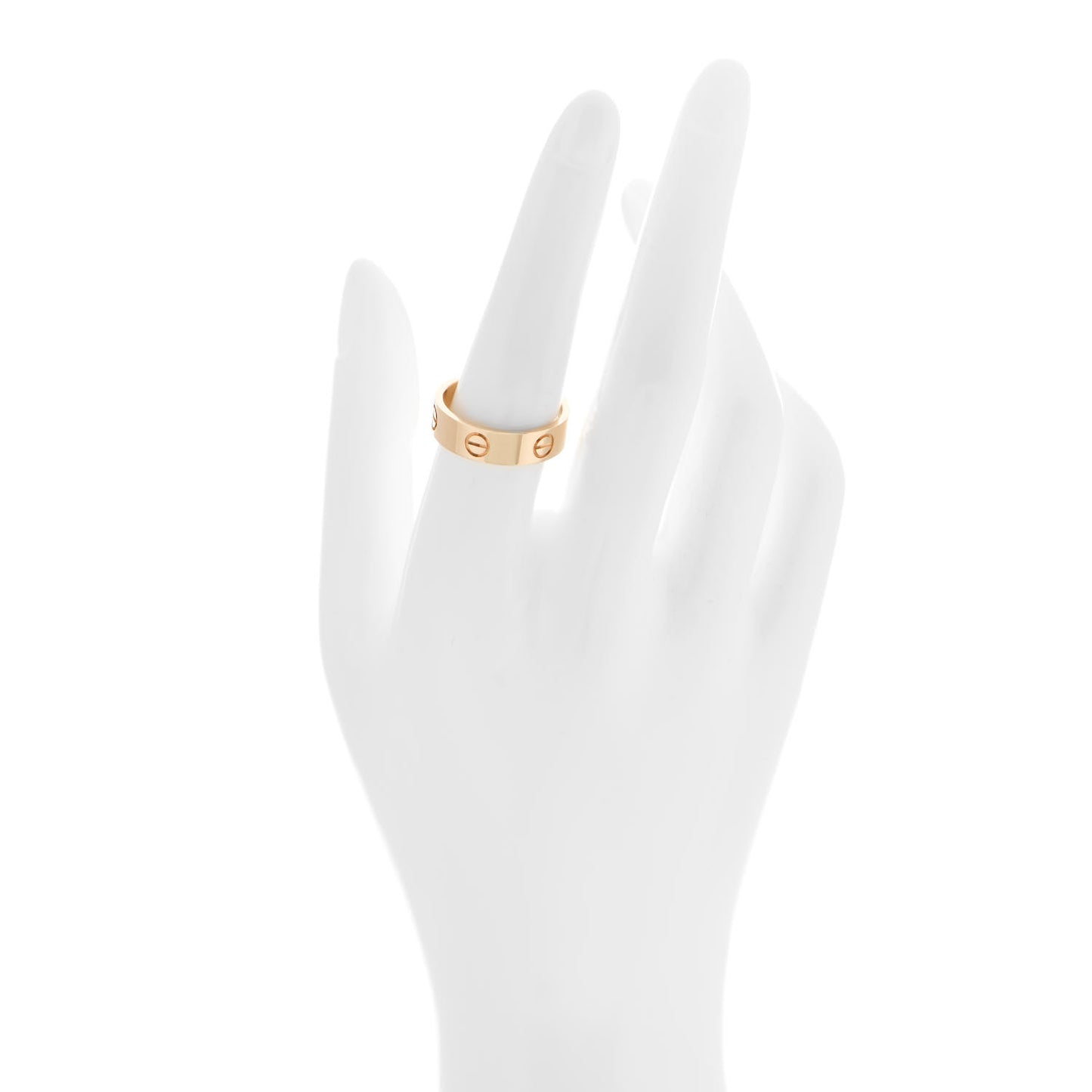 18K Yellow Gold 5.5mm LOVE Ring 56 7.75