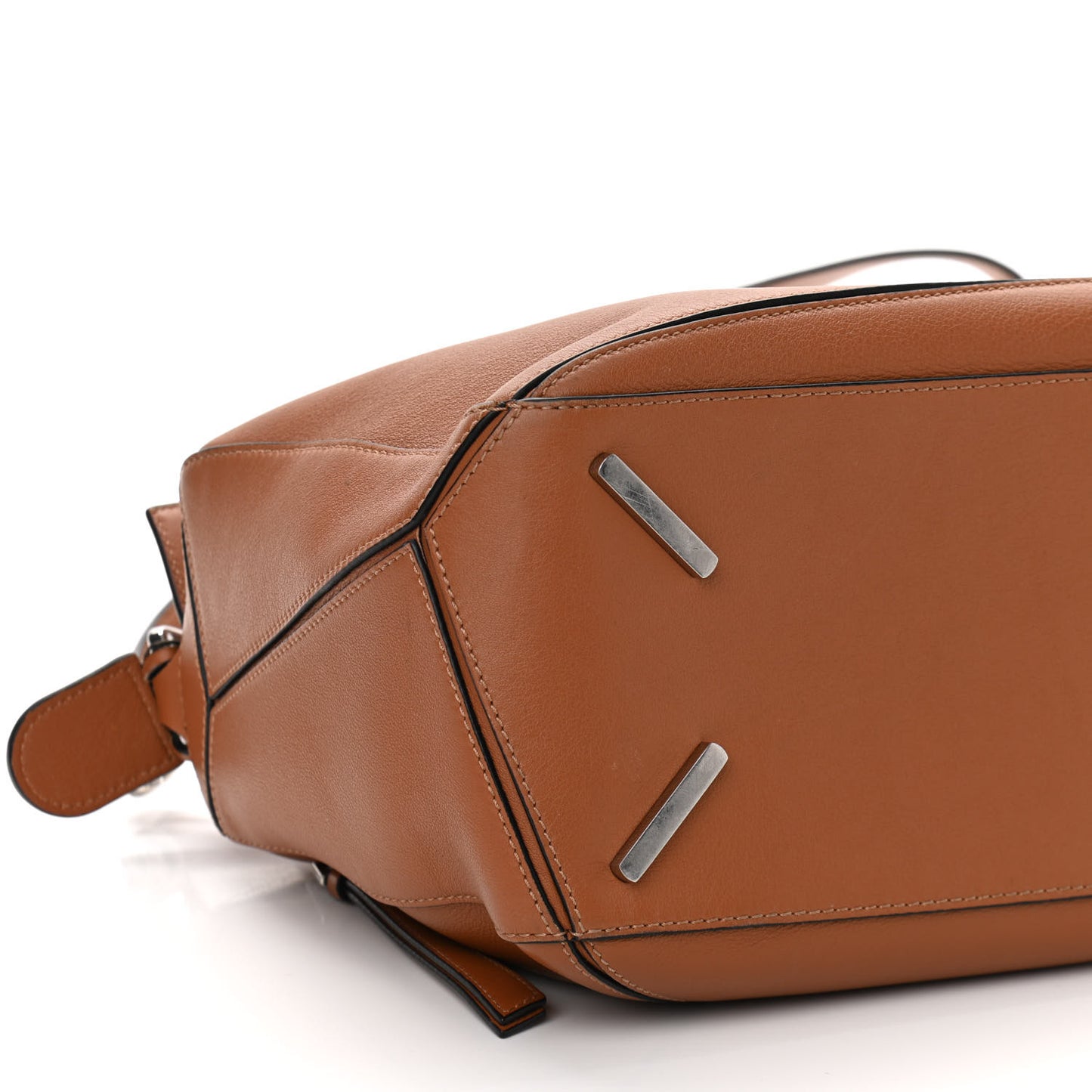 Calfskin Medium Puzzle Bag Tan