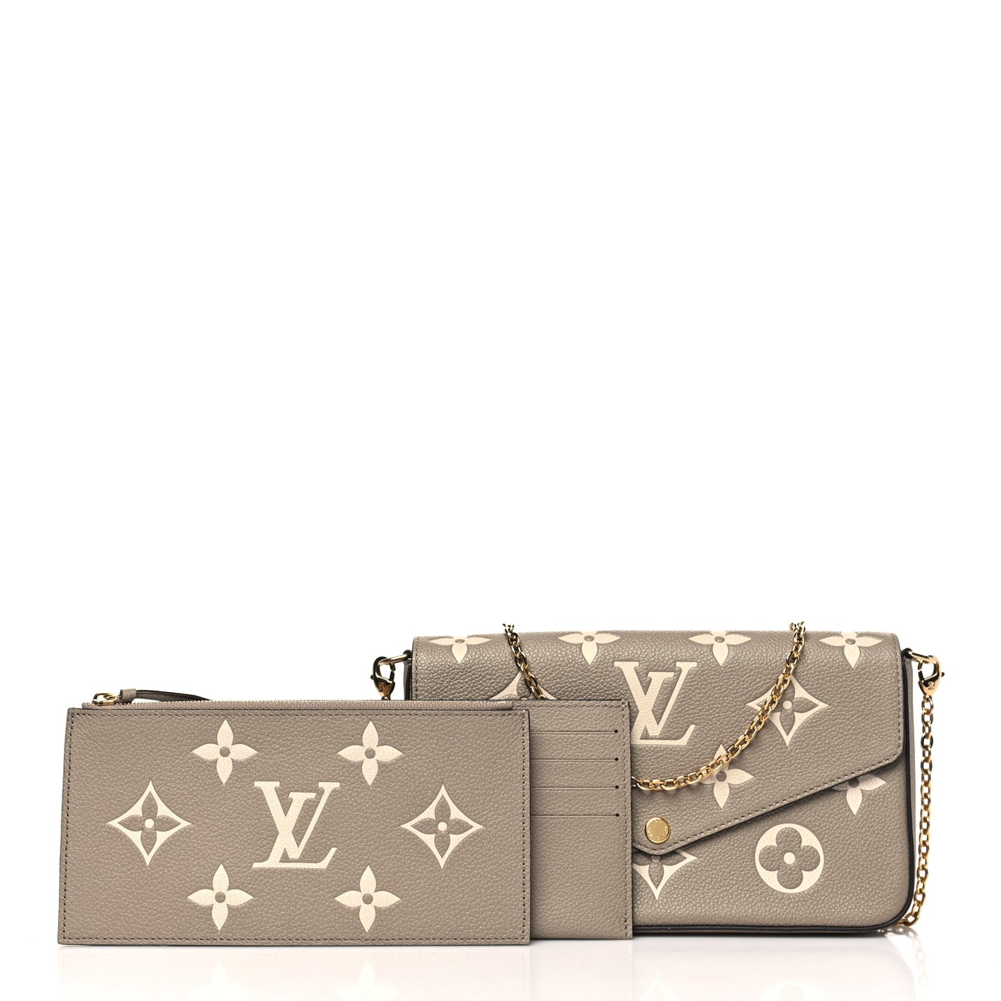 Empreinte Monogram Giant Felicie Pochette Tourterelle Creme